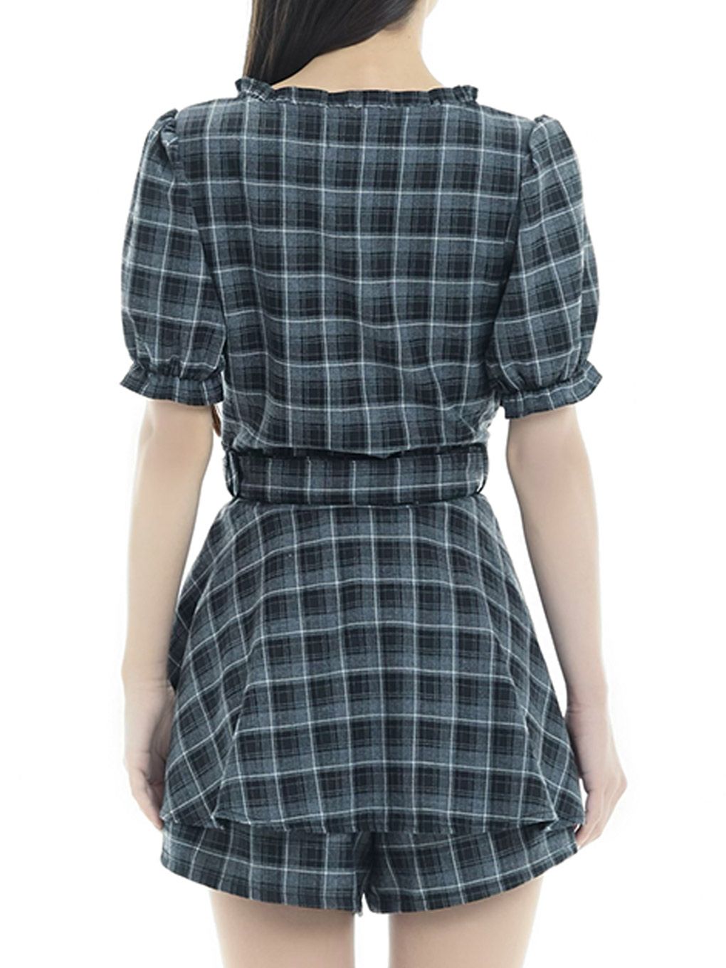 【BUBBLES】フリルペプラムセットアップ