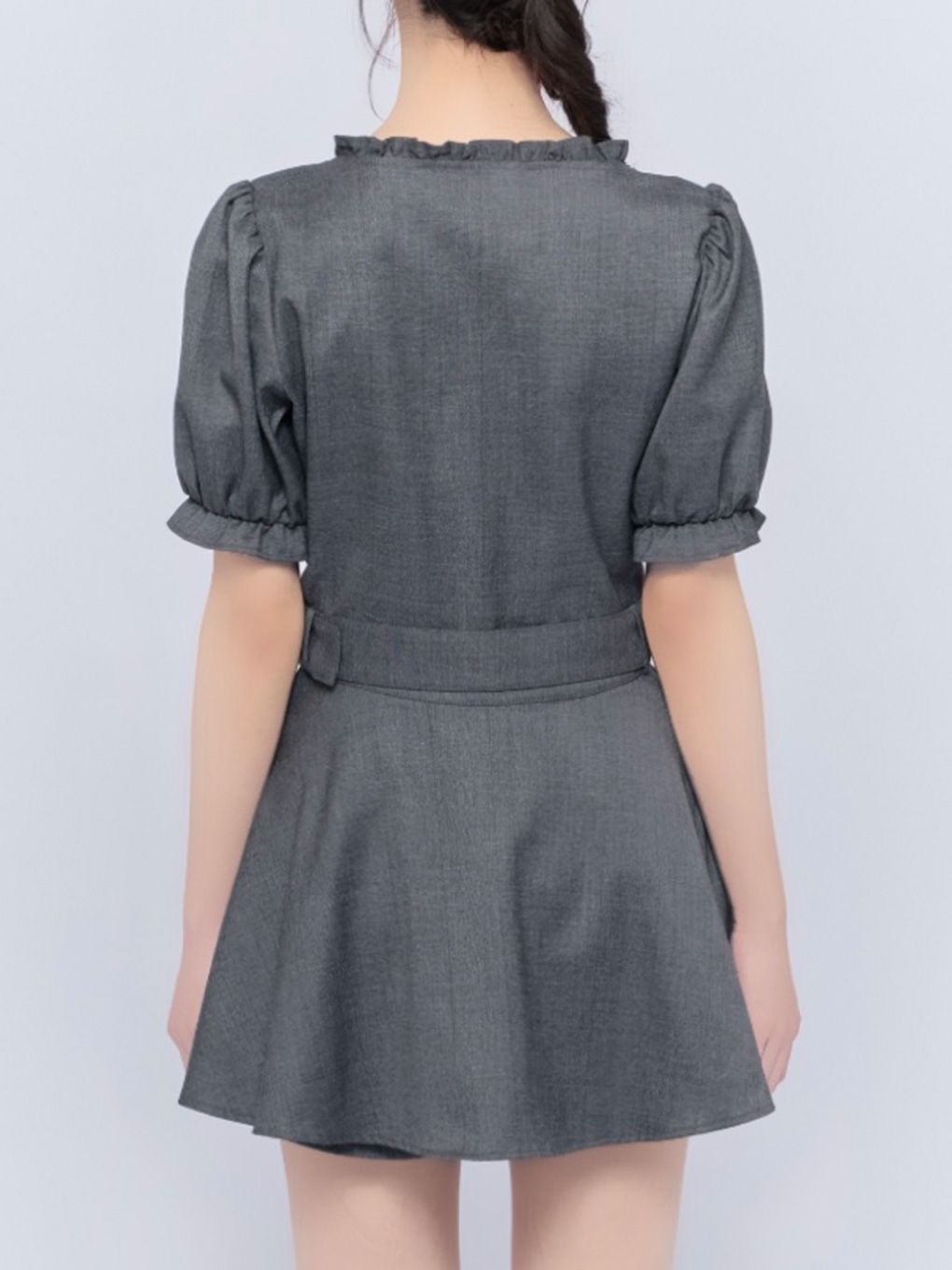 【BUBBLES】フリルペプラムセットアップ