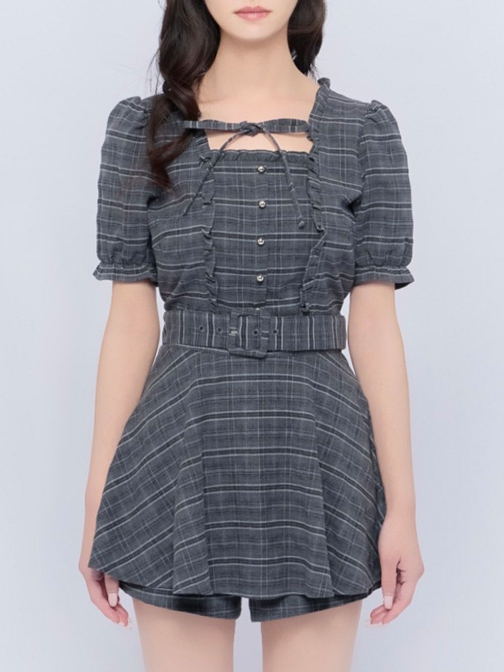 【BUBBLES】フリルペプラムセットアップ