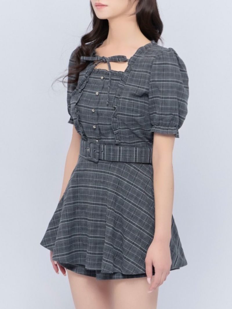 BUBBLES】フリルペプラムセットアップ | sparkling mall online store