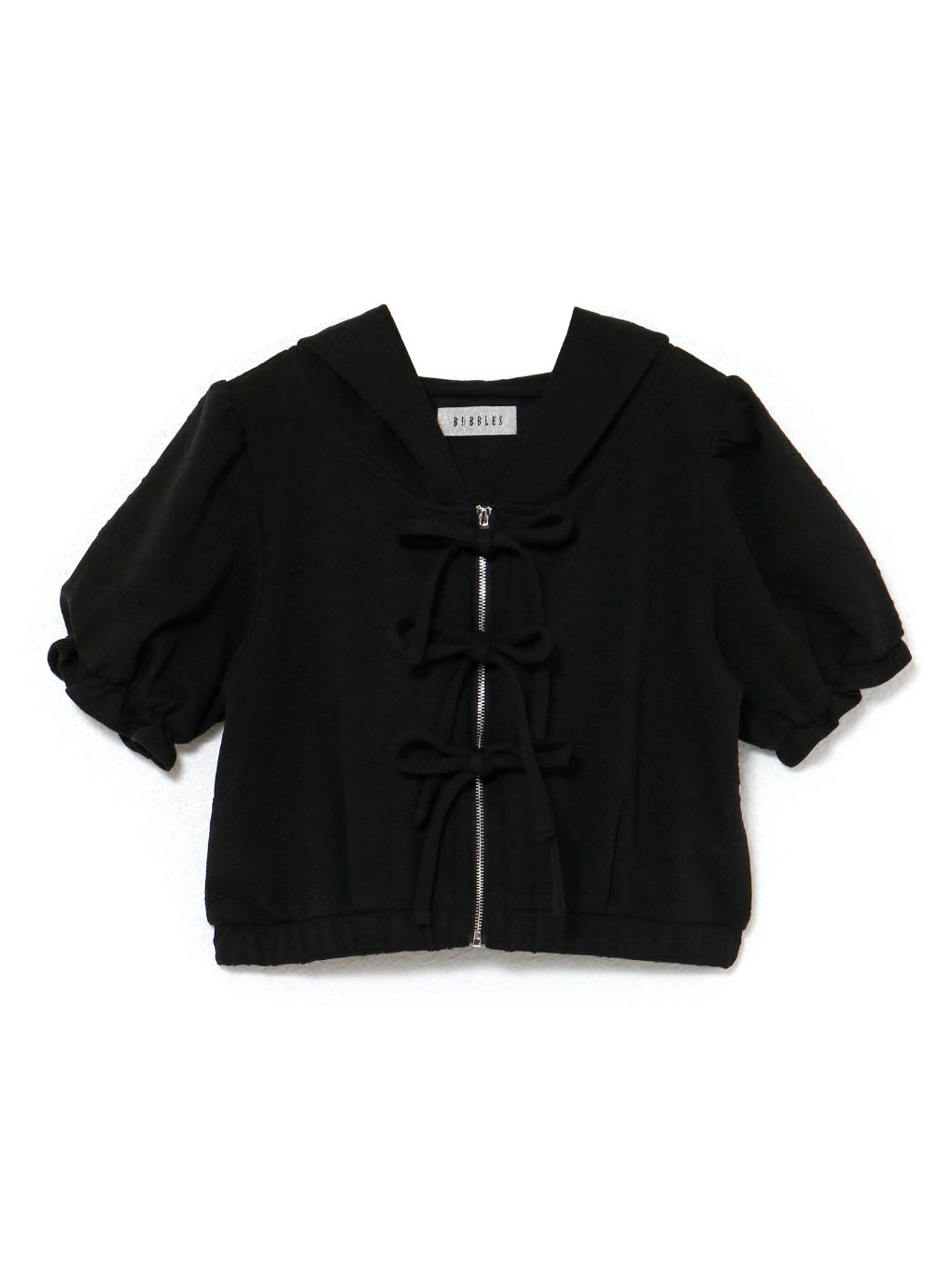 【BUBBLES】ジャガードリボンパーカー