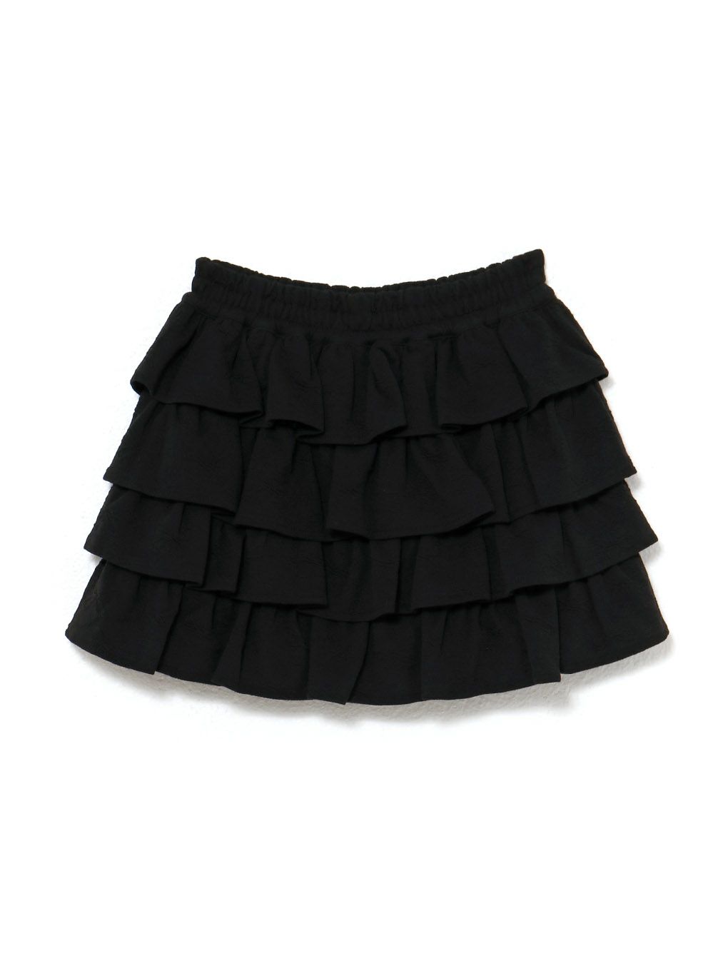 【BUBBLES】ジャガードティアードスカパン