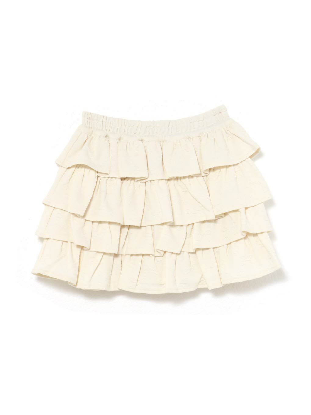 【BUBBLES】ジャガードティアードスカパン