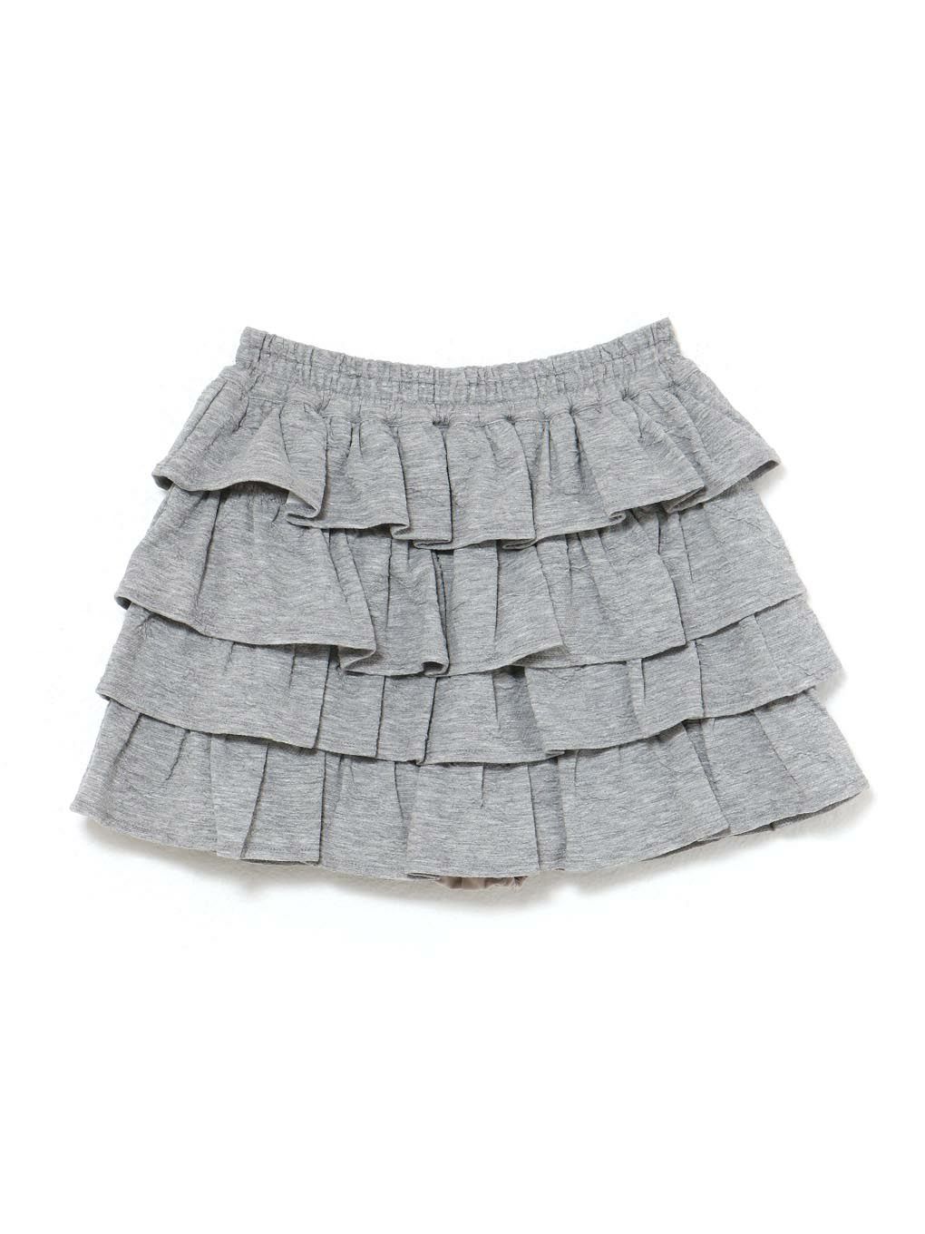 【BUBBLES】ジャガードティアードスカパン