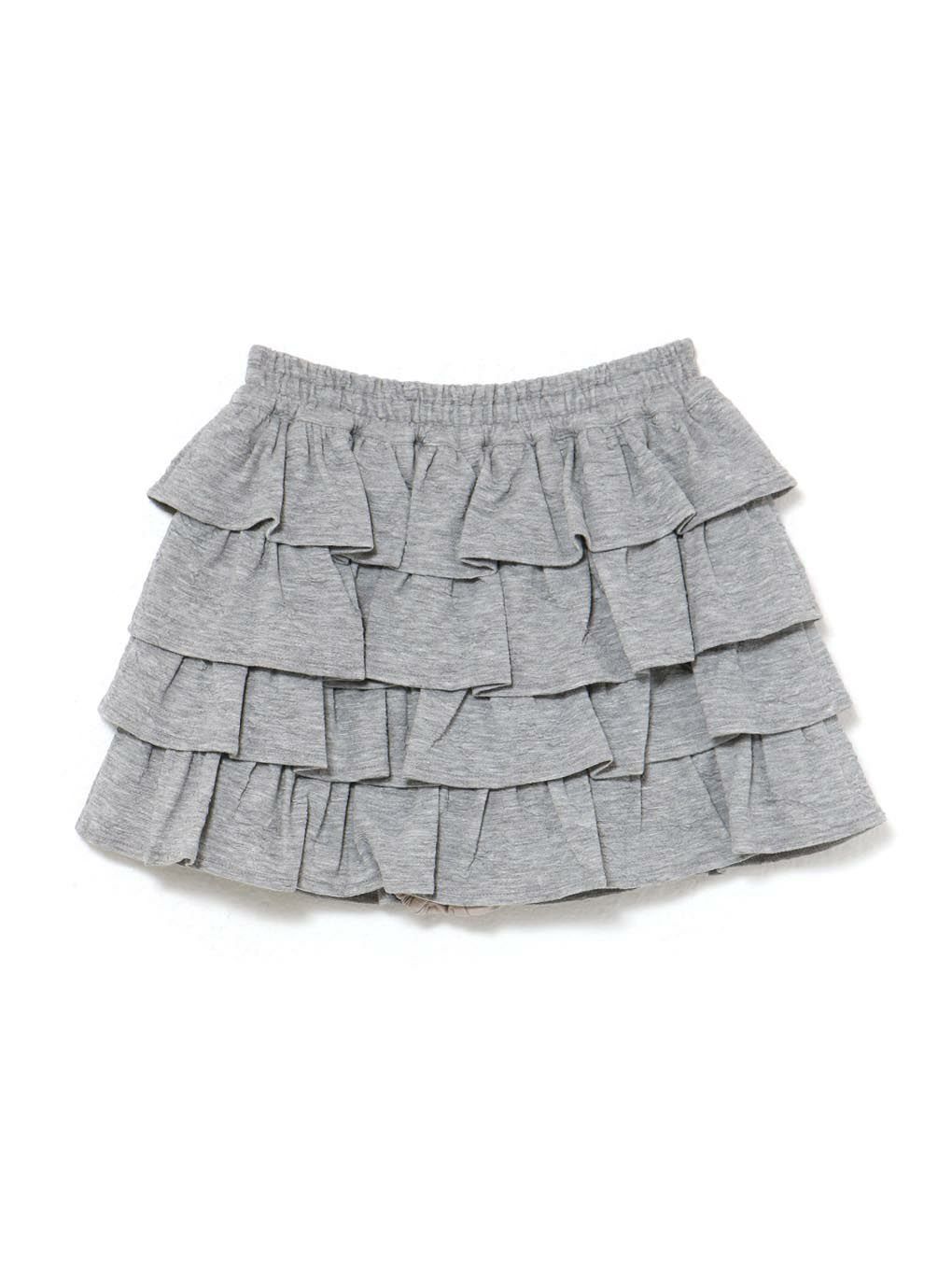 【BUBBLES】ジャガードティアードスカパン