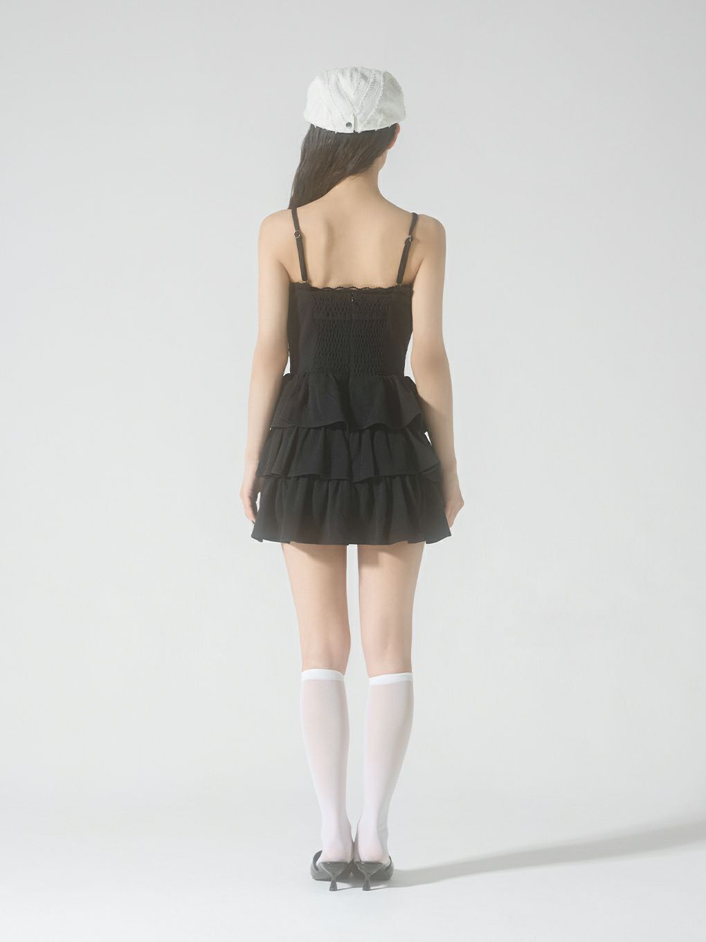 【BUBBLES】ティアードワンピース