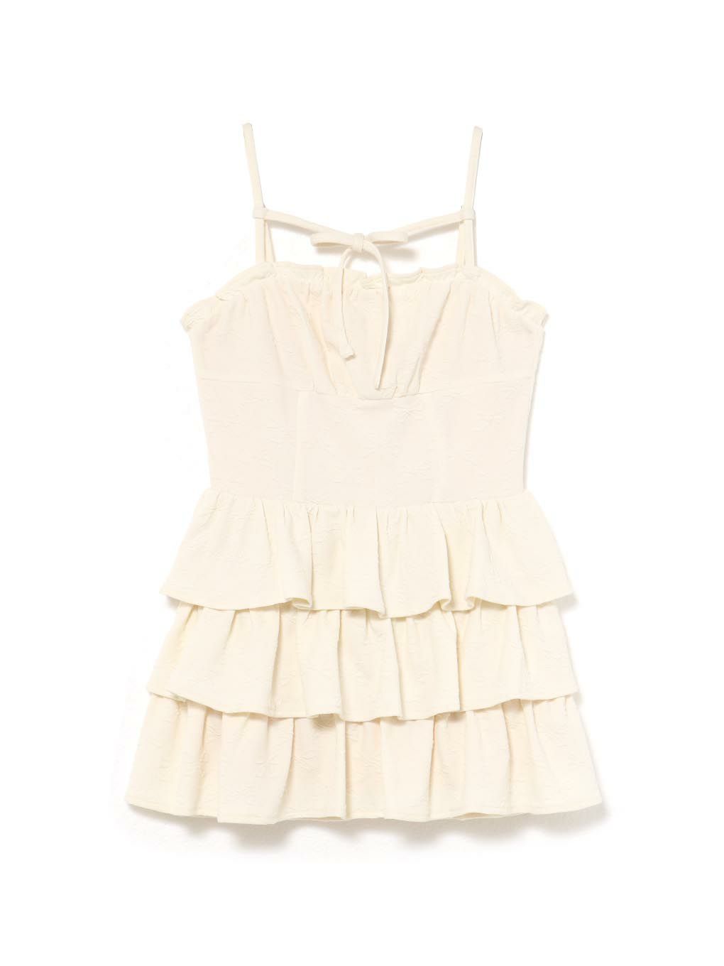 【BUBBLES】ティアードワンピース