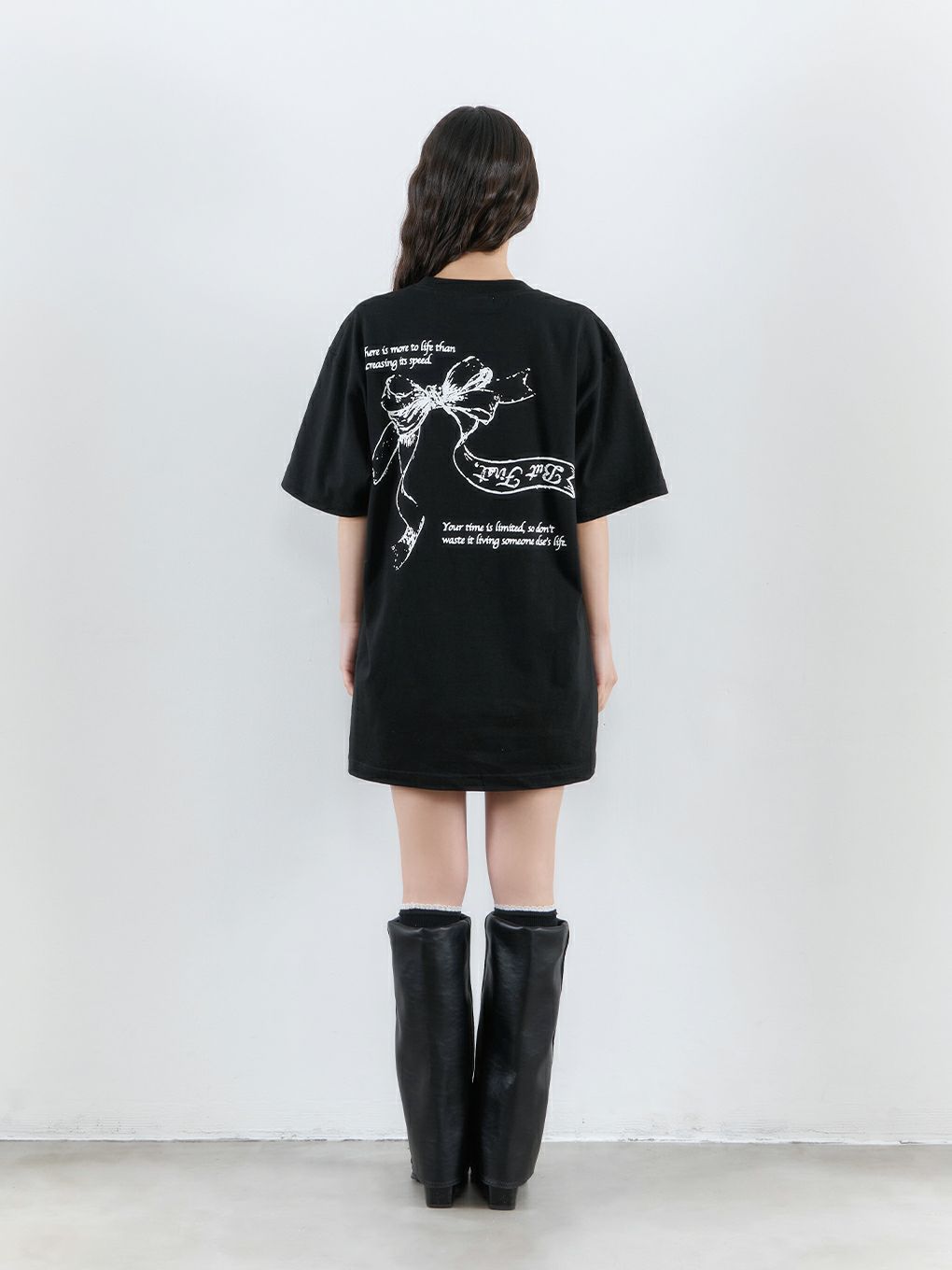 【BUBBLES】リボンプリントTEE