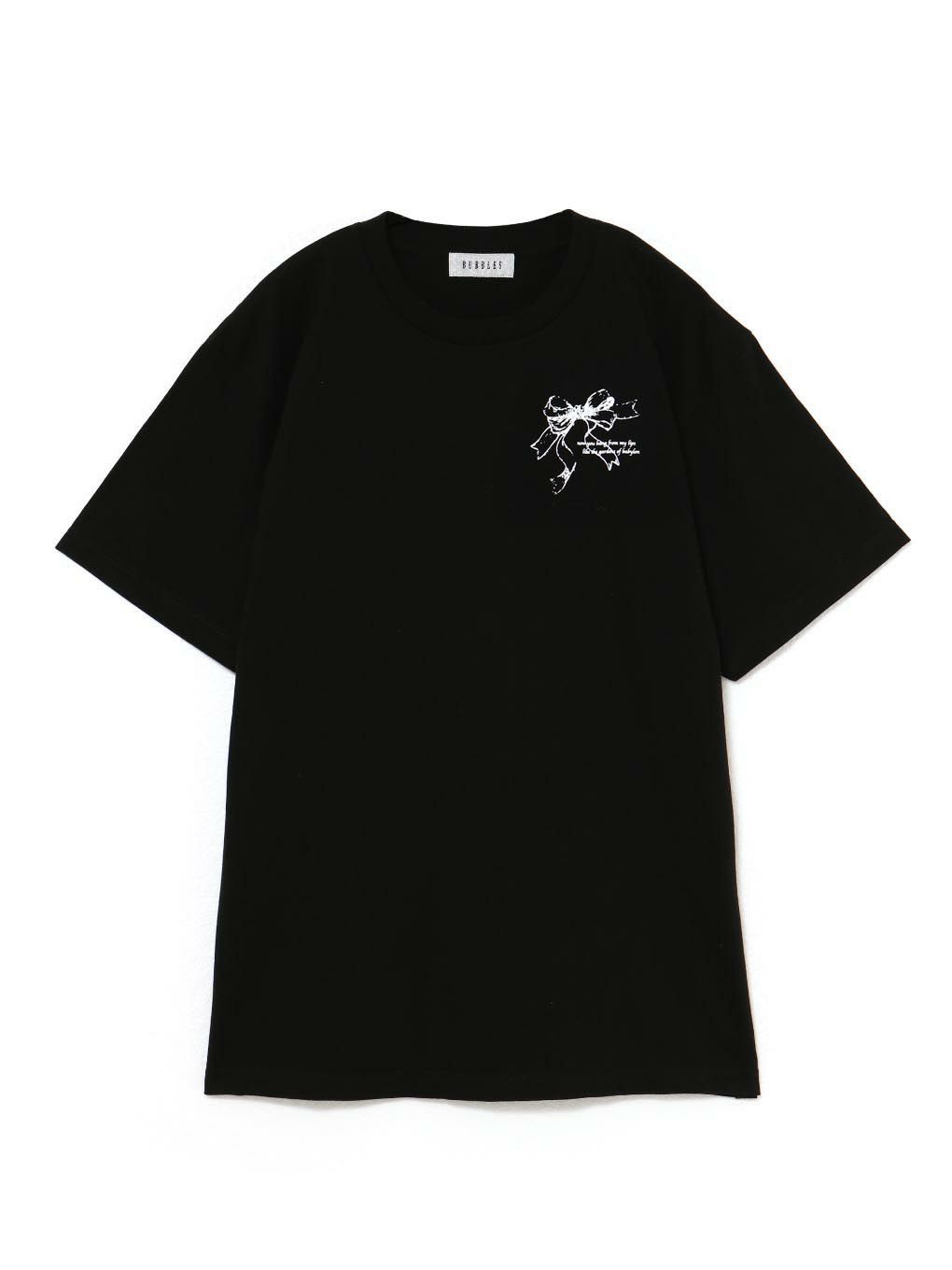 【BUBBLES】リボンプリントTEE