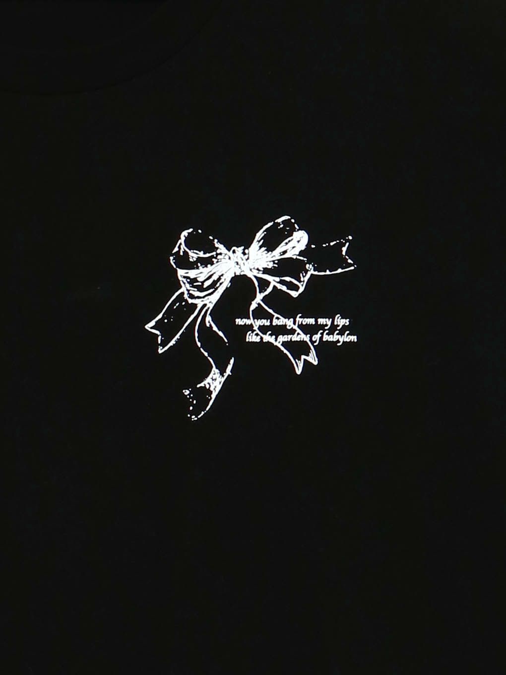 【BUBBLES】リボンプリントTEE