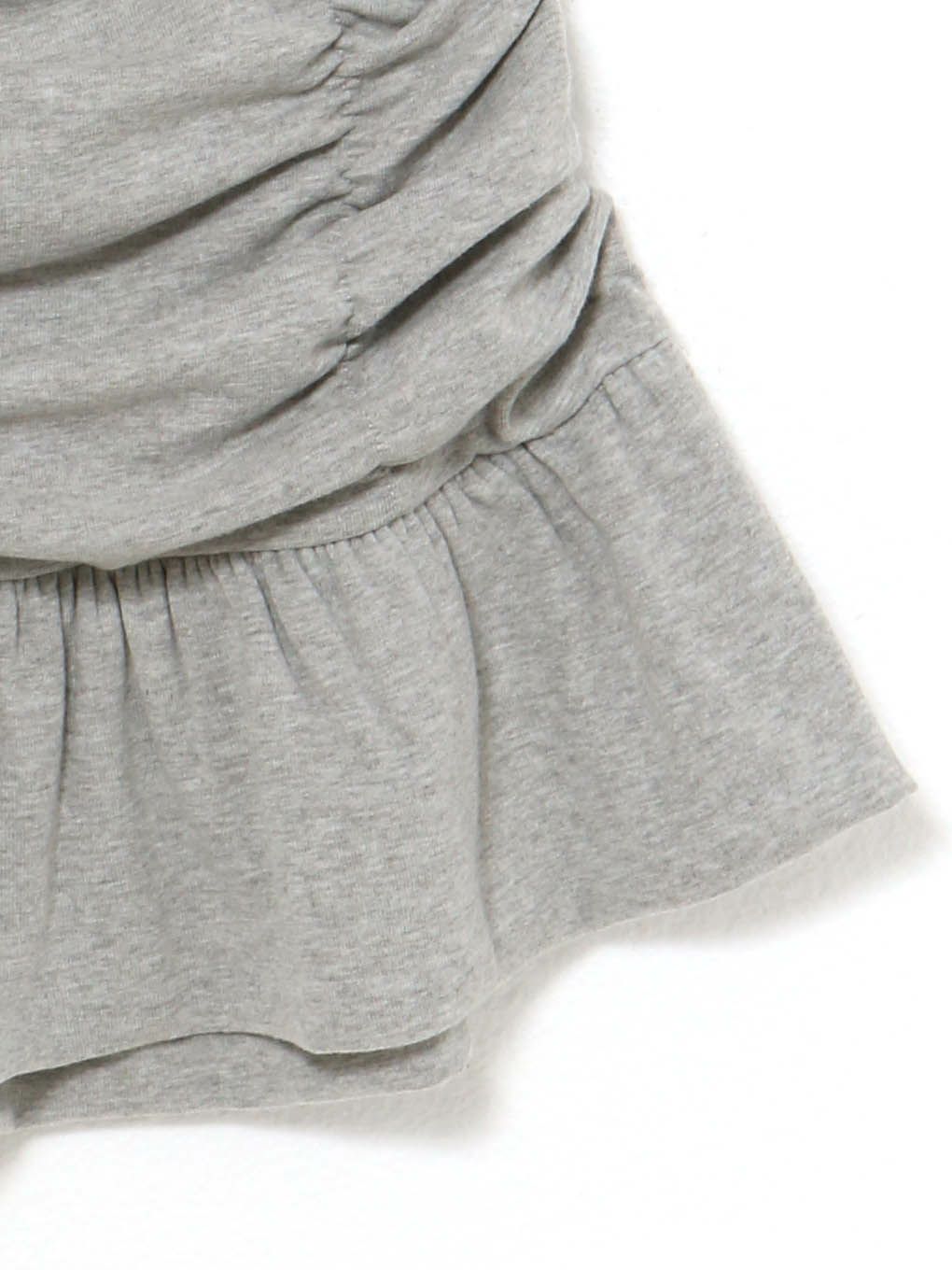 【BUBBLES】ミニパーカーギャザーワンピース