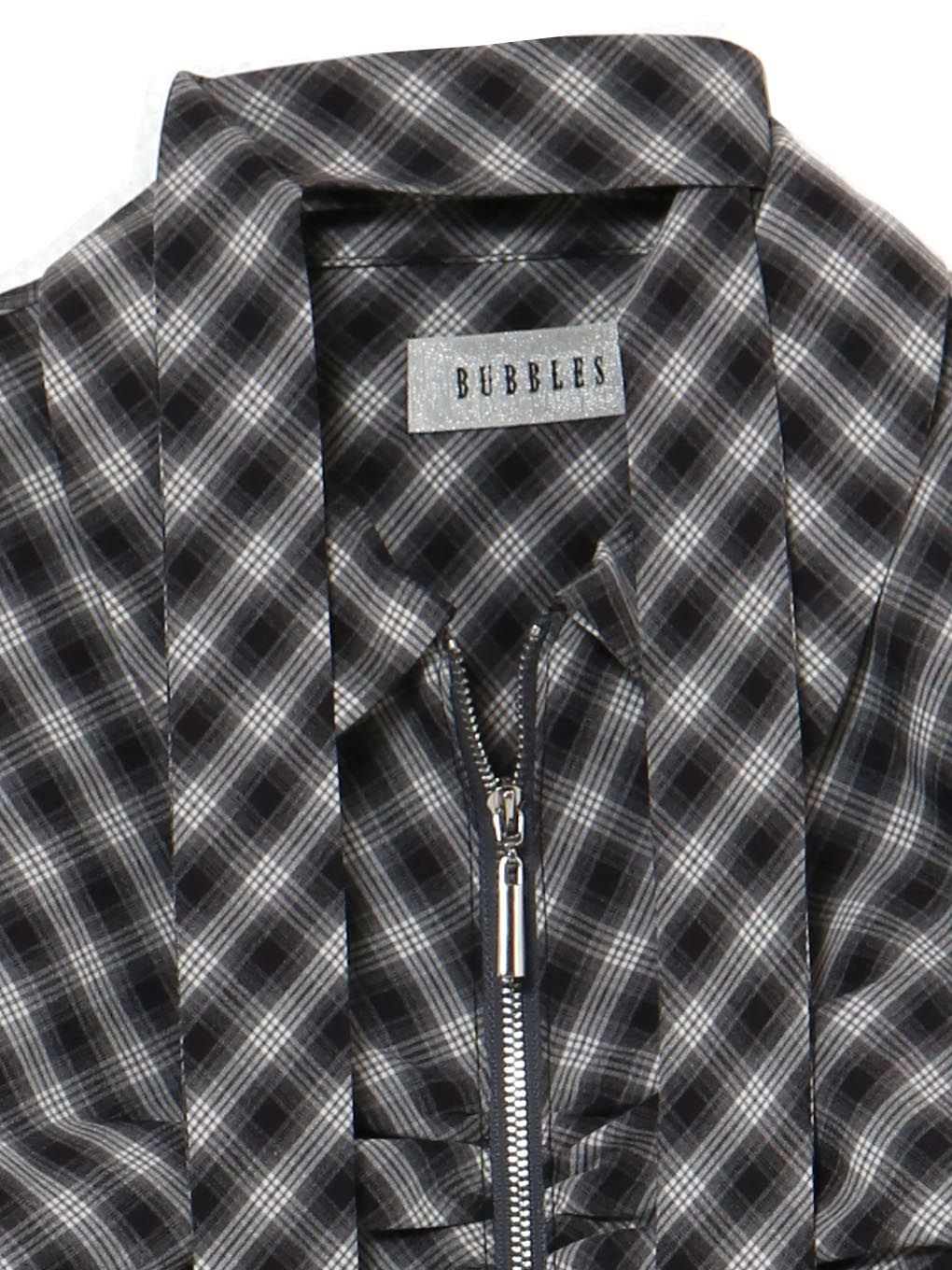 【BUBBLES】スカーフギャザーシャツトップス