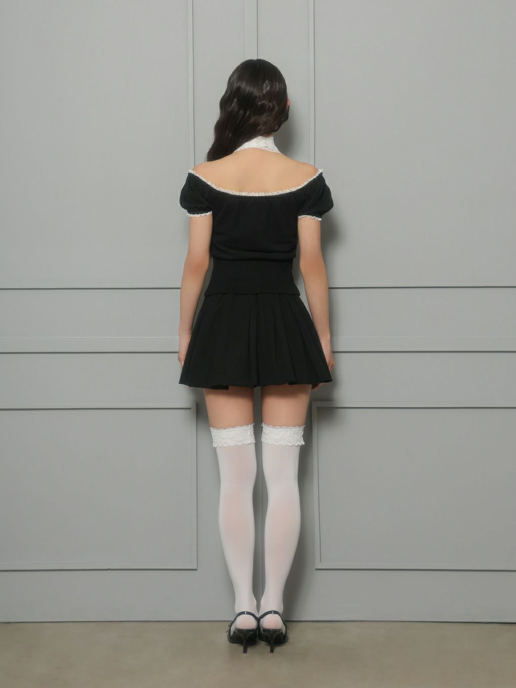 【BUBBLES】スウェットリボンセットアップ