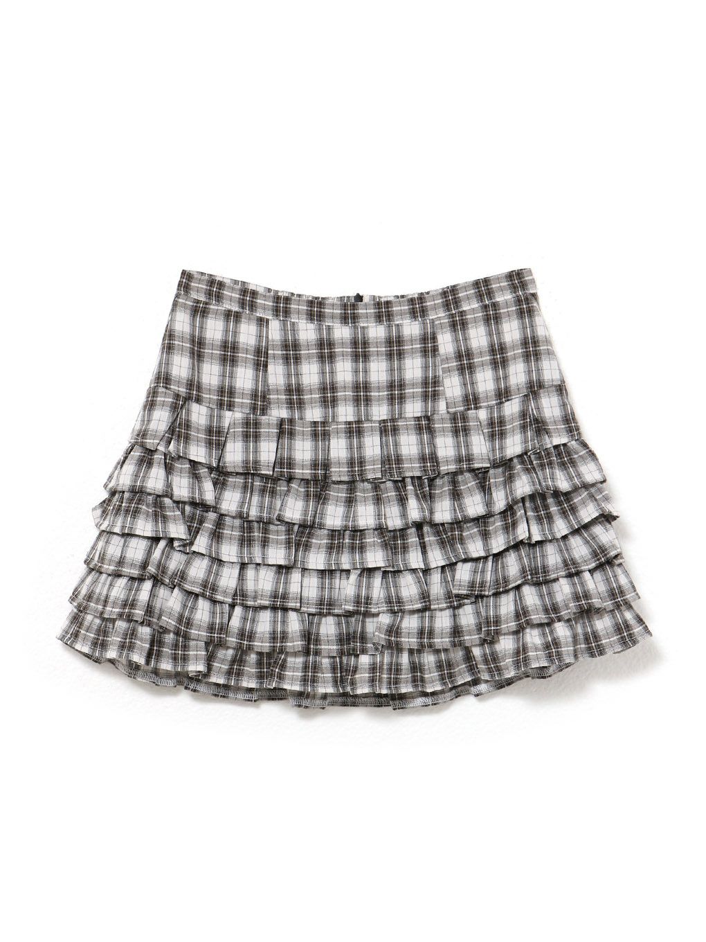 【BUBBLES】ミニフリルチェックカンカンスカパン