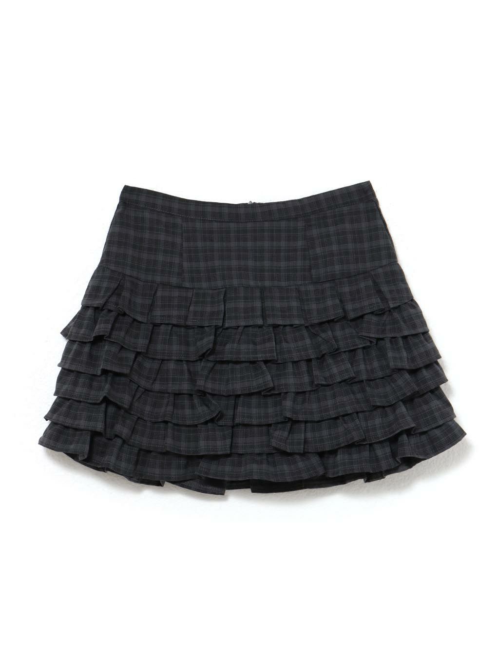 【BUBBLES】ミニフリルチェックカンカンスカパン