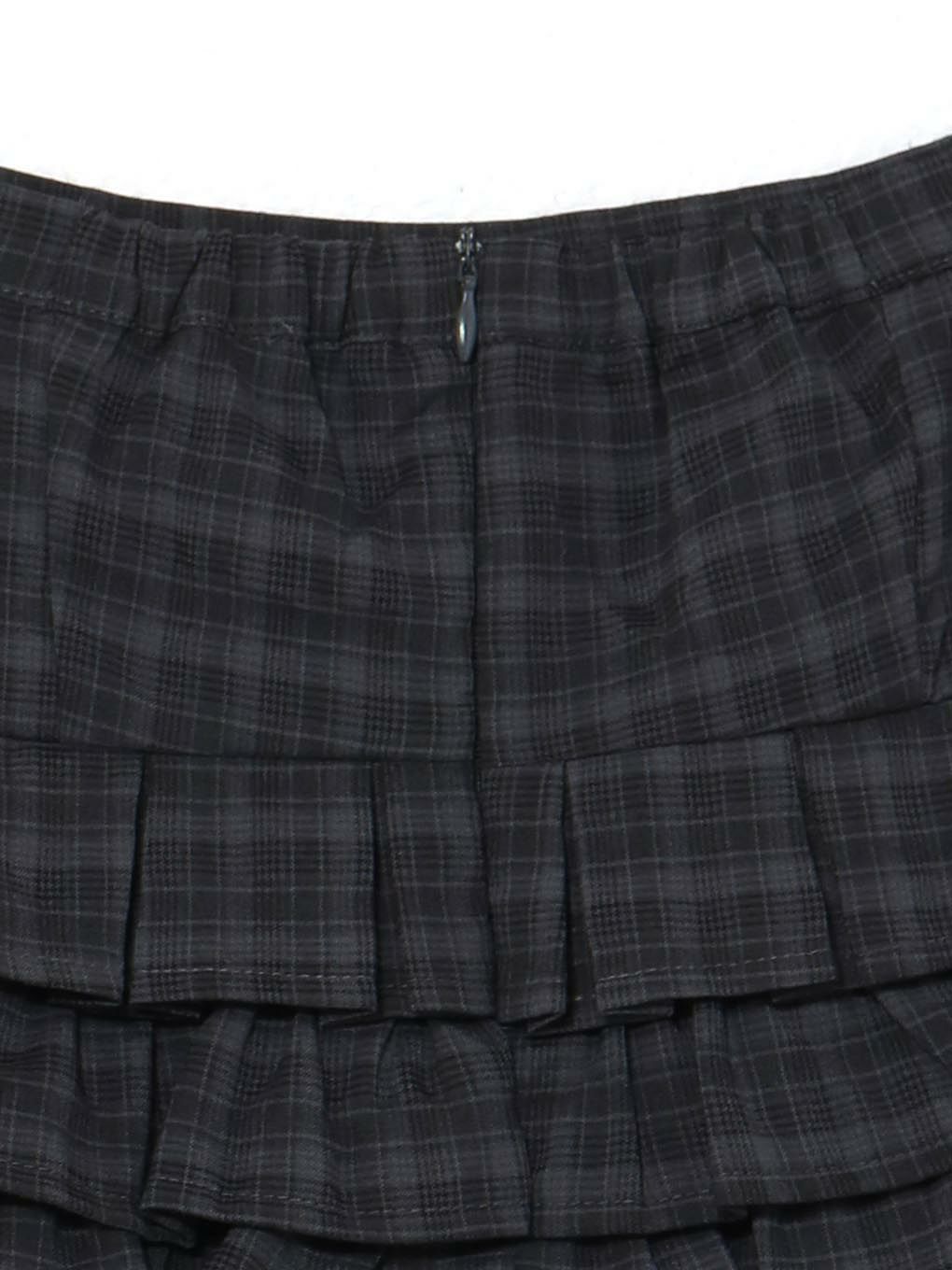 【BUBBLES】ミニフリルチェックカンカンスカパン