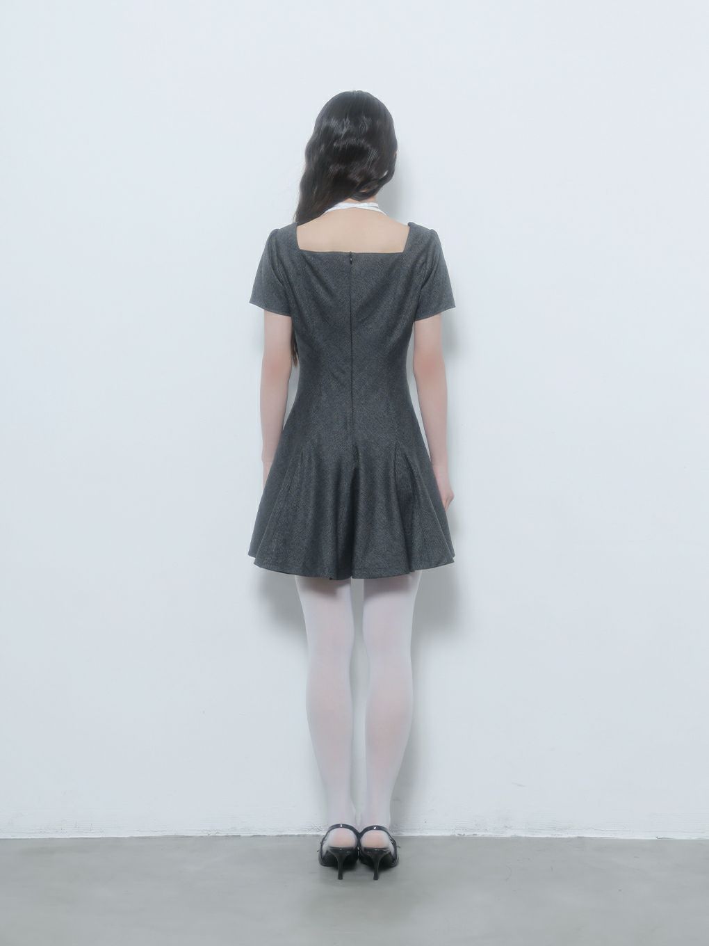 【BUBBLES】パターンフレアガーリーワンピース