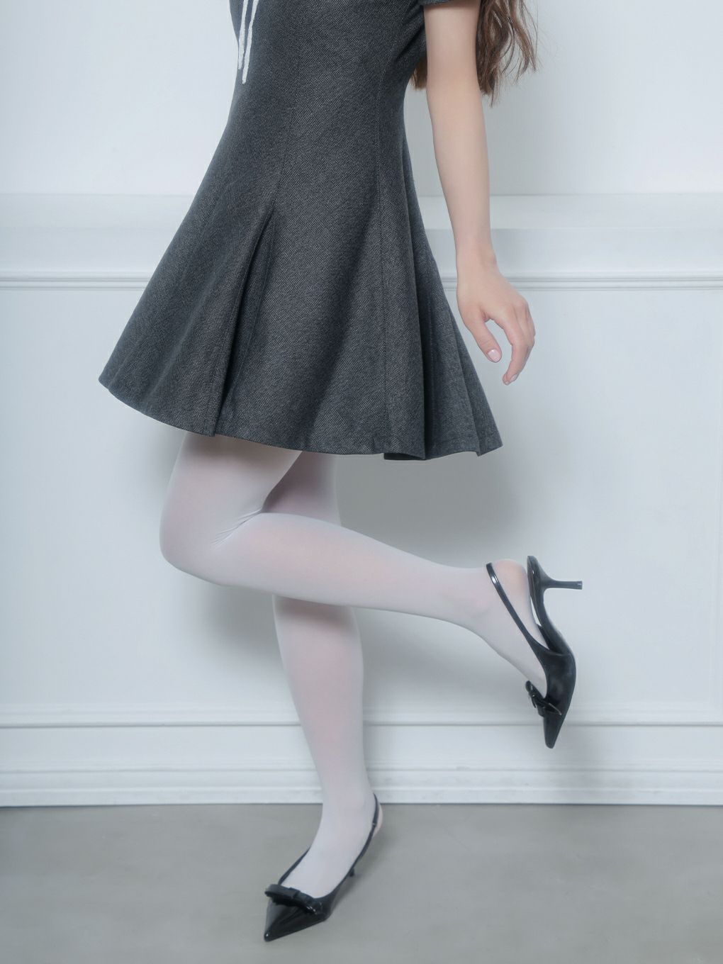 【BUBBLES】パターンフレアガーリーワンピース