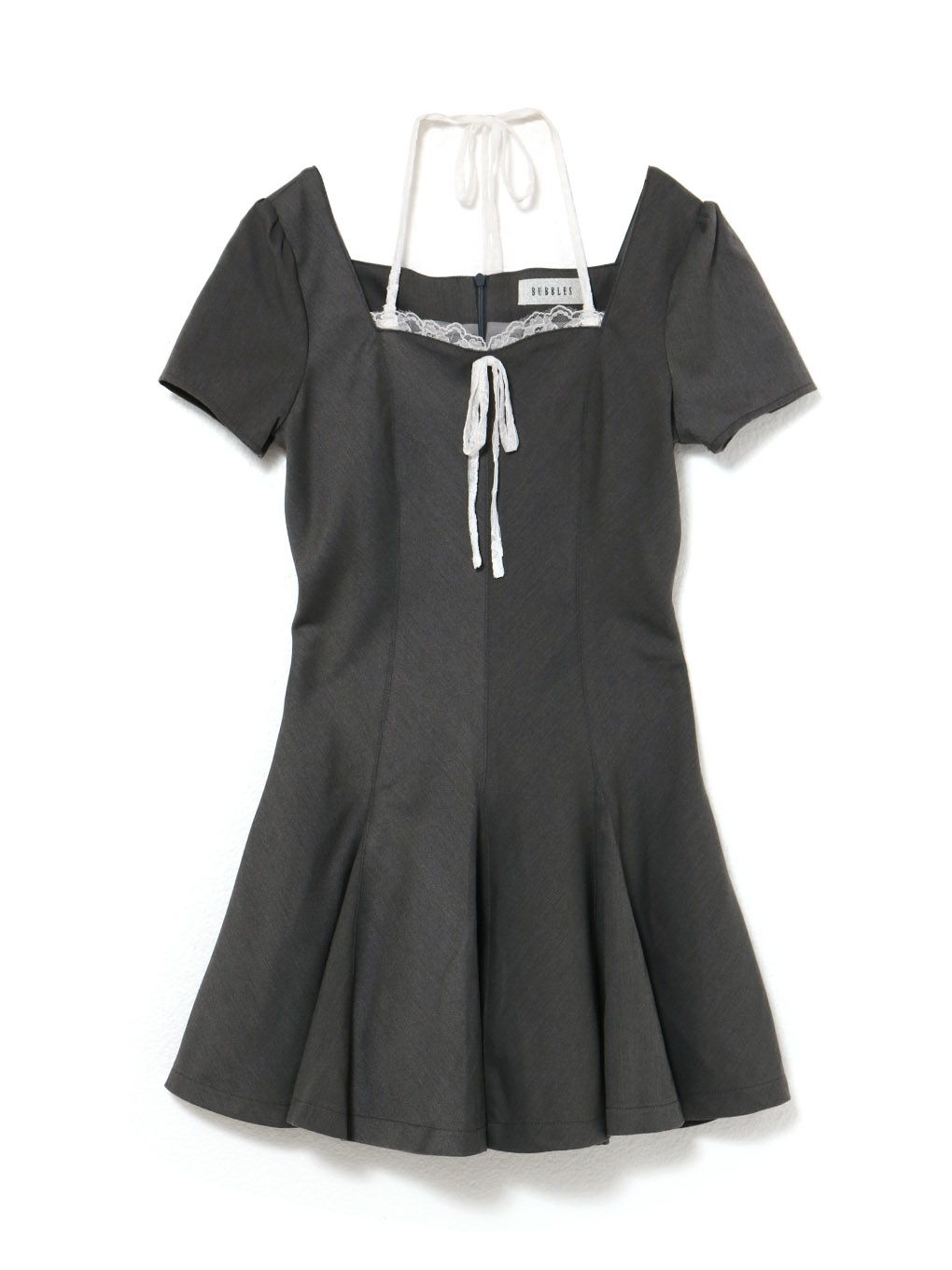 【BUBBLES】パターンフレアガーリーワンピース