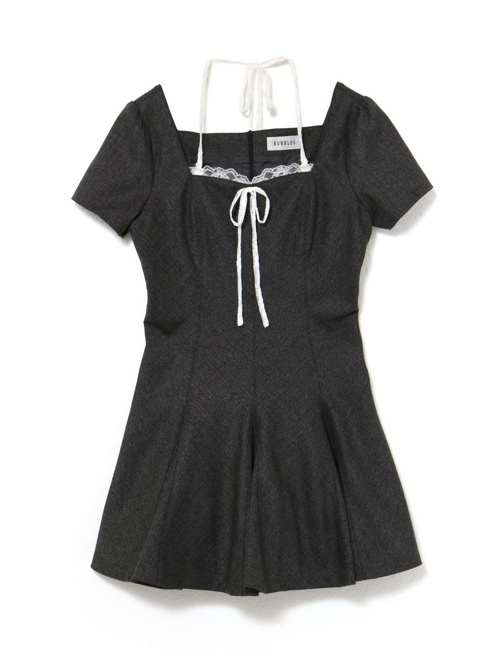 【BUBBLES】パターンフレアガーリーワンピース
