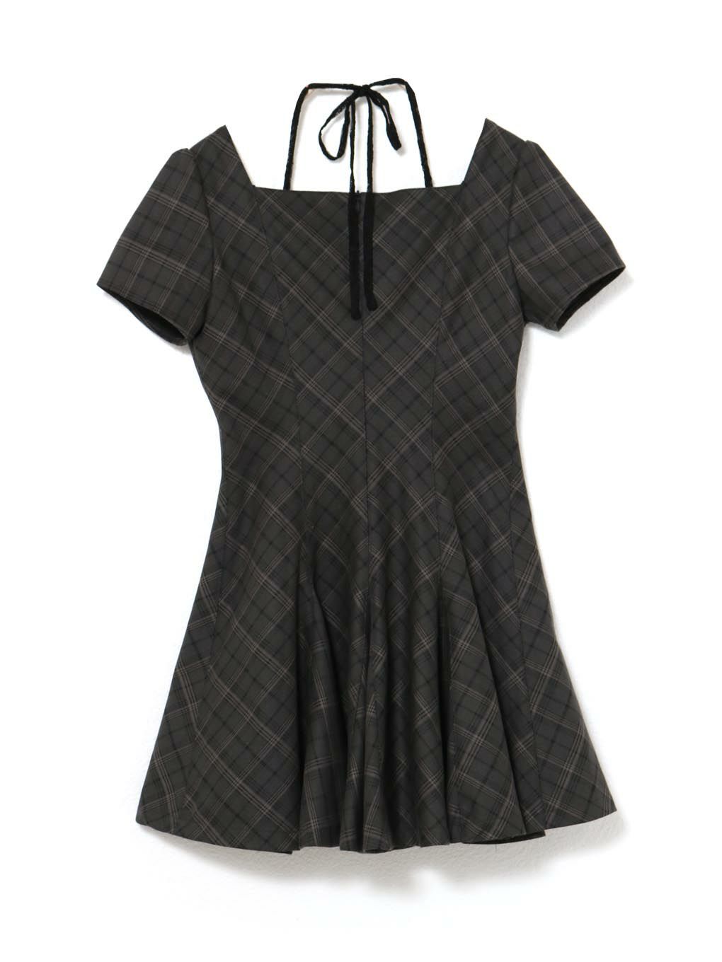 【BUBBLES】パターンフレアガーリーワンピース