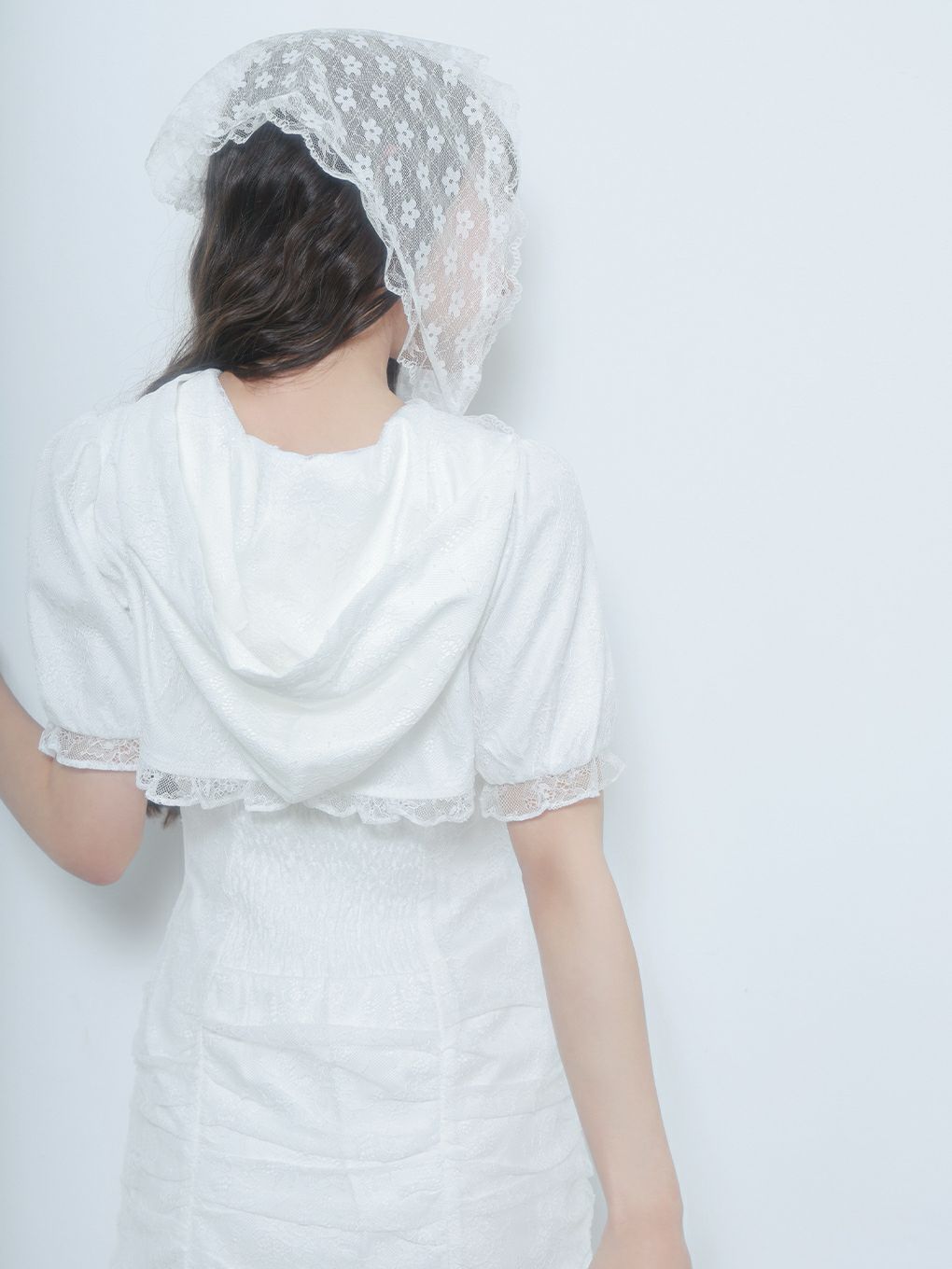 【BUBBLES】ギャザーパーカーワンピース