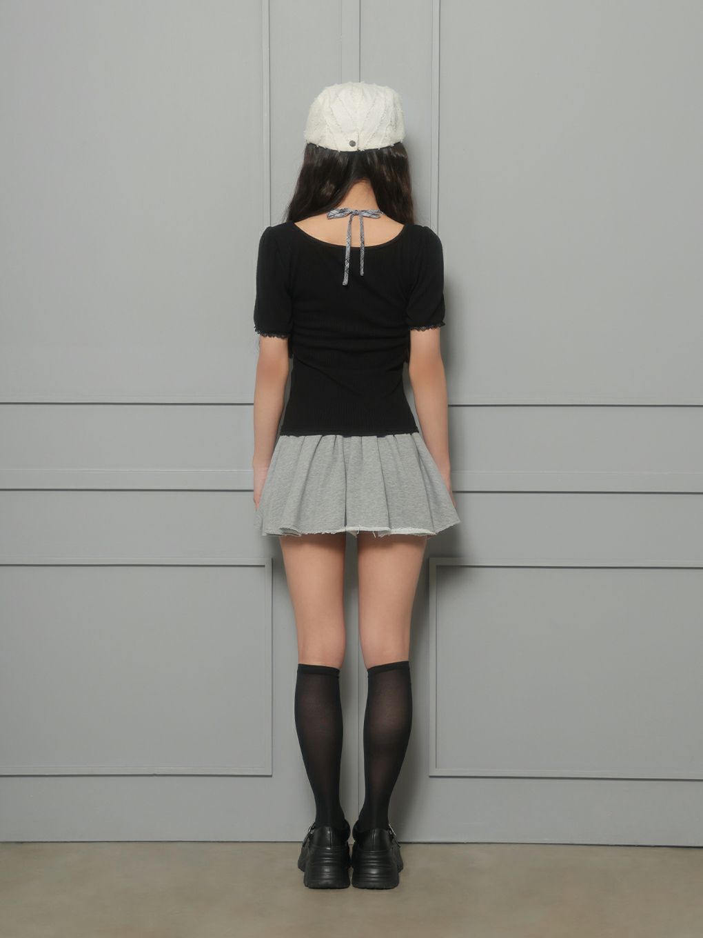 【BUBBLES】レイヤードパターントップス