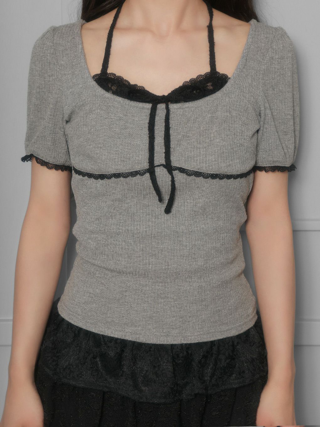 【BUBBLES】レイヤードパターントップス