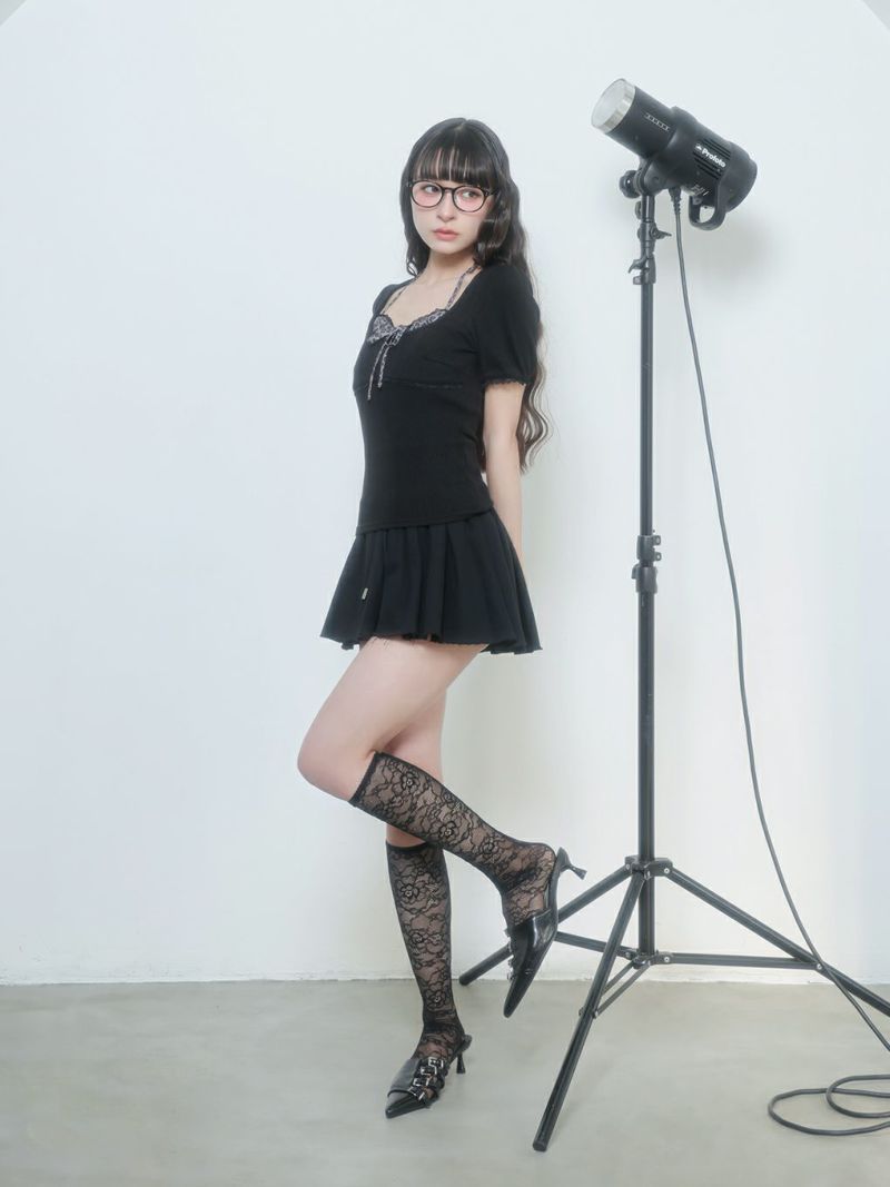 BUBBLES レイヤードトップス BUBBLES】レイヤードパターントップス | sparkling mall online