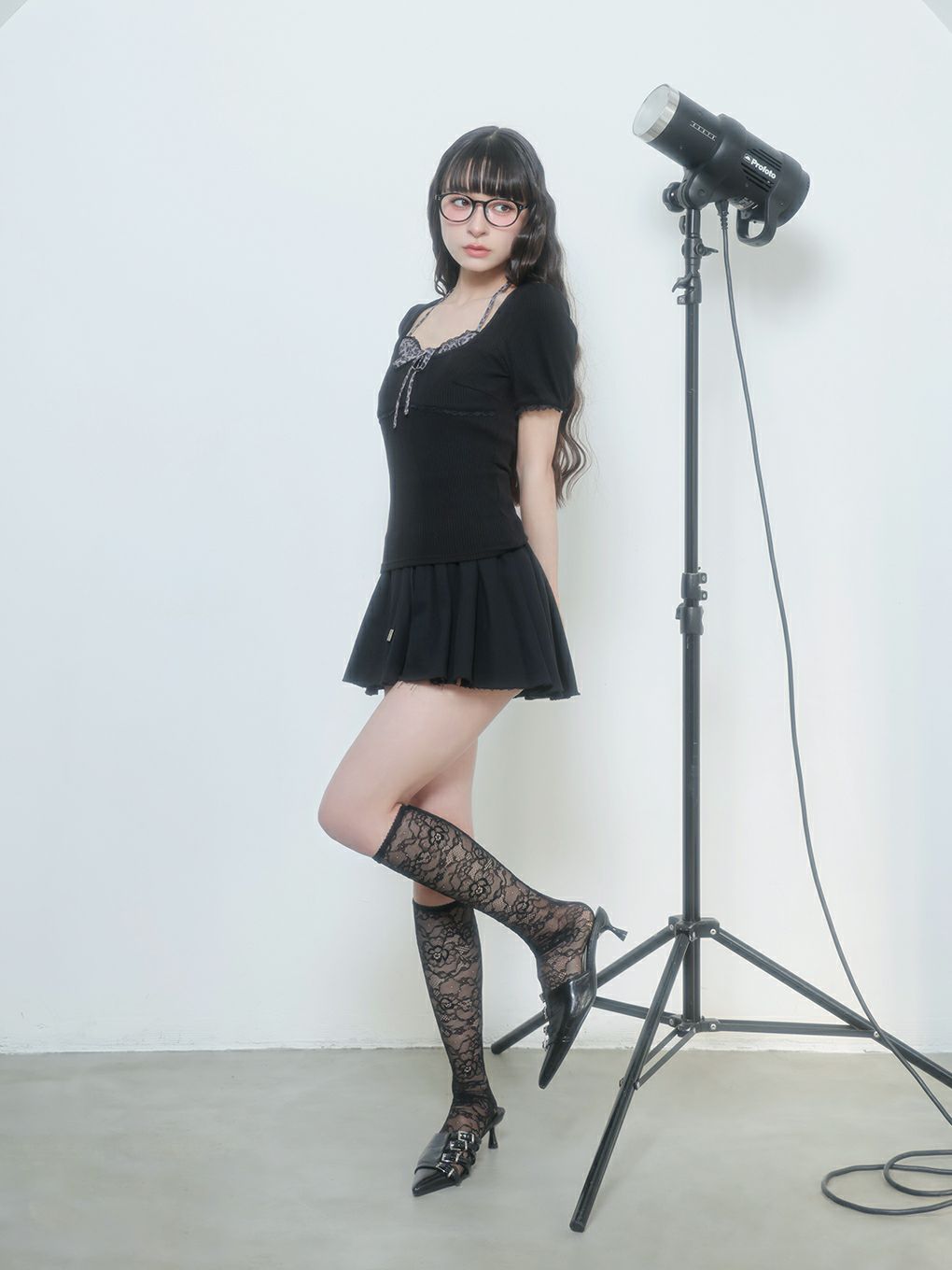 【BUBBLES】レイヤードパターントップス