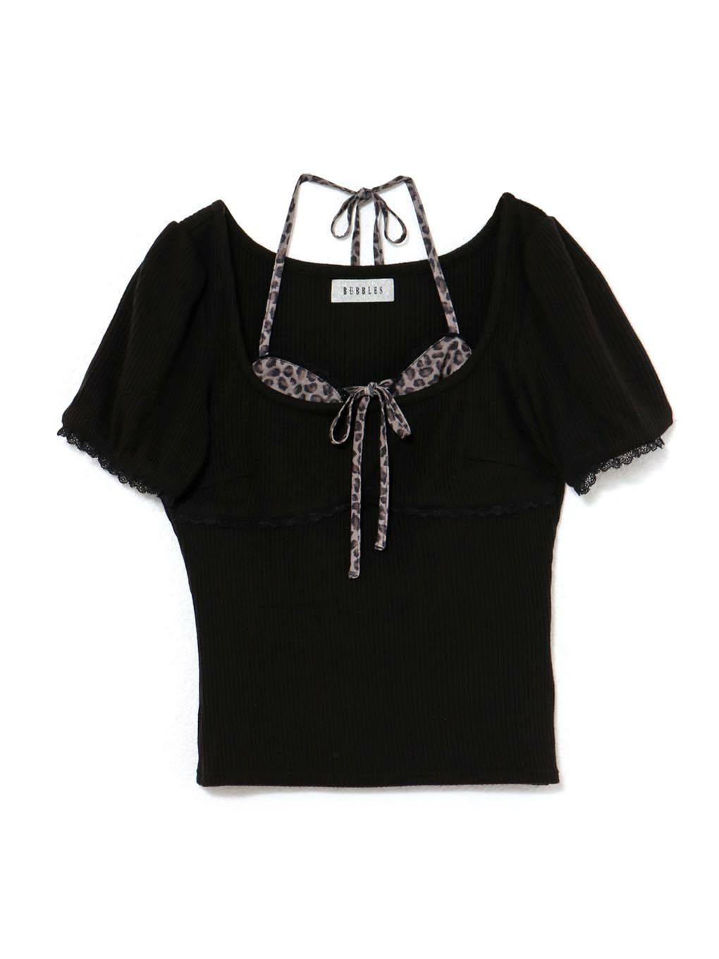 【BUBBLES】レイヤードパターントップス