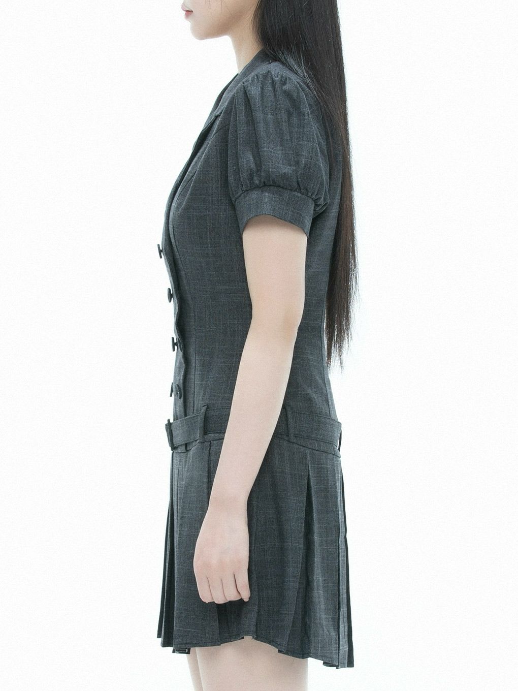 【BUBBLES】ジャケットティアードワンピース