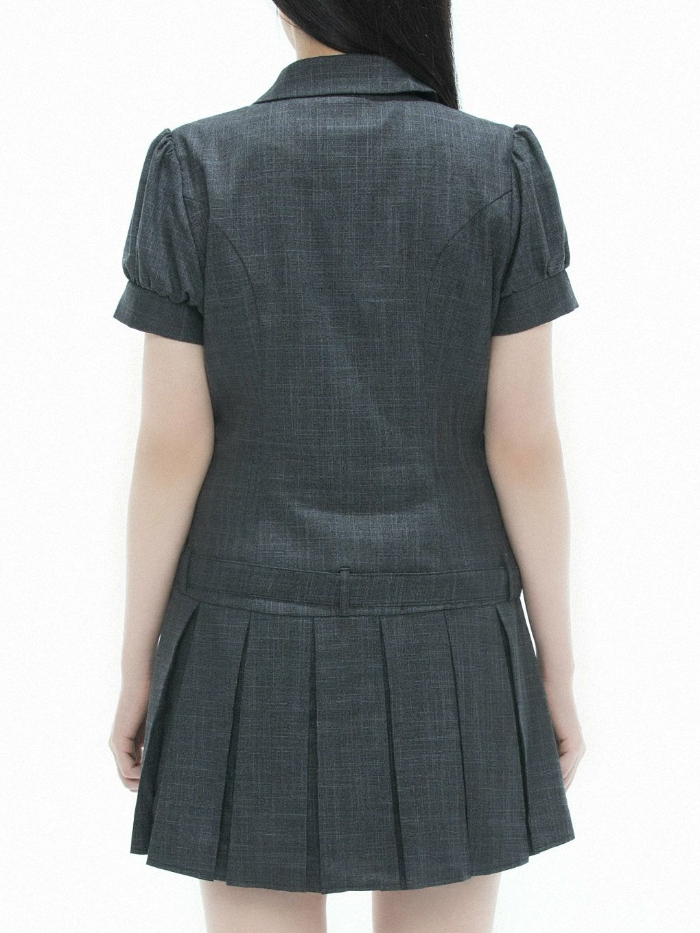 【BUBBLES】ジャケットティアードワンピース