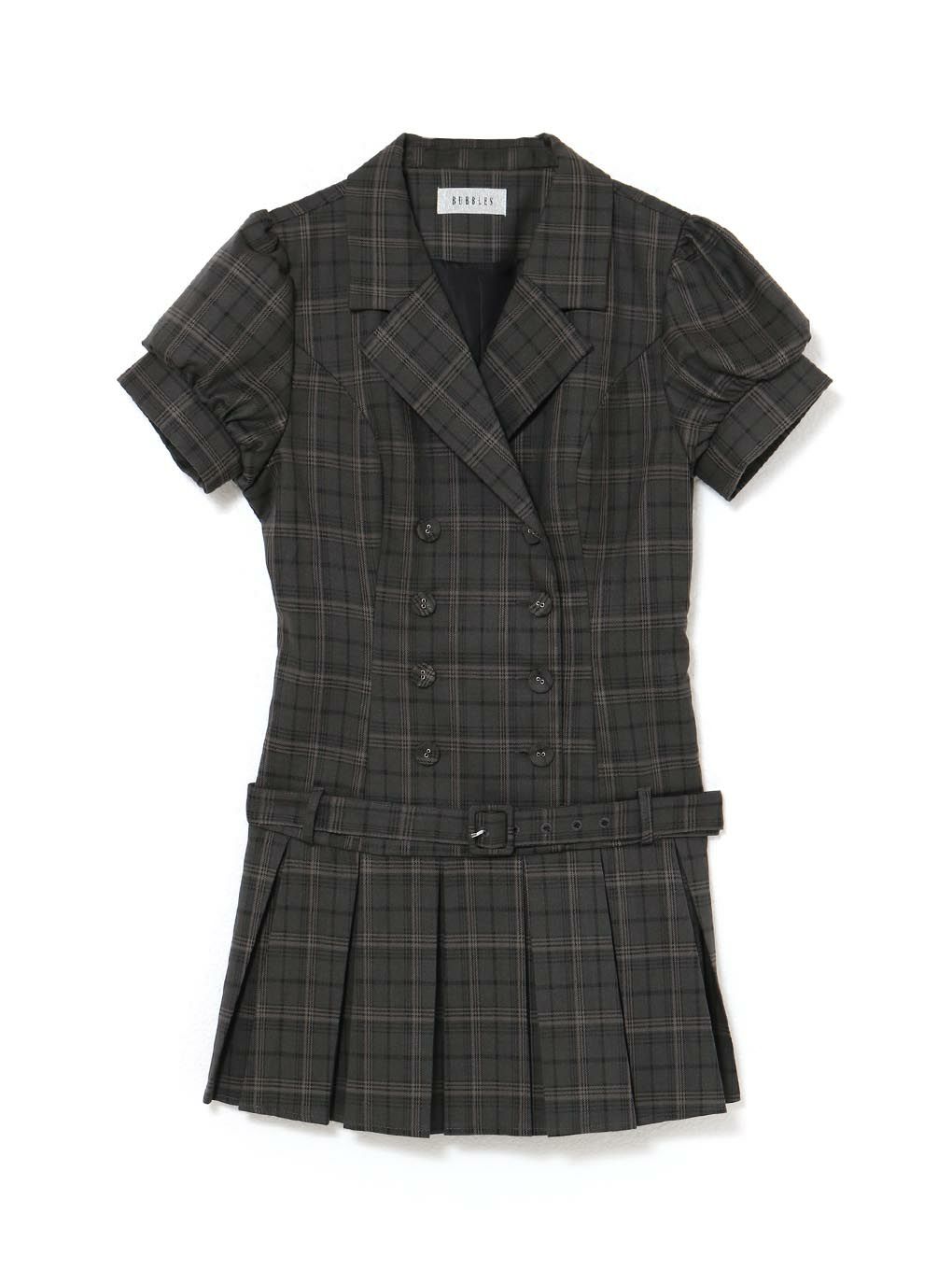 【BUBBLES】ジャケットティアードワンピース