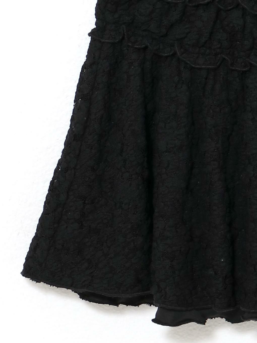 【BUBBLES】シャーリングリボンワンピース