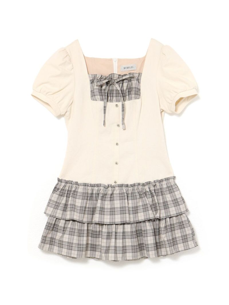クラシック BUBBLES】リボンデニムワンピース store online mall sparkling | ワンピース