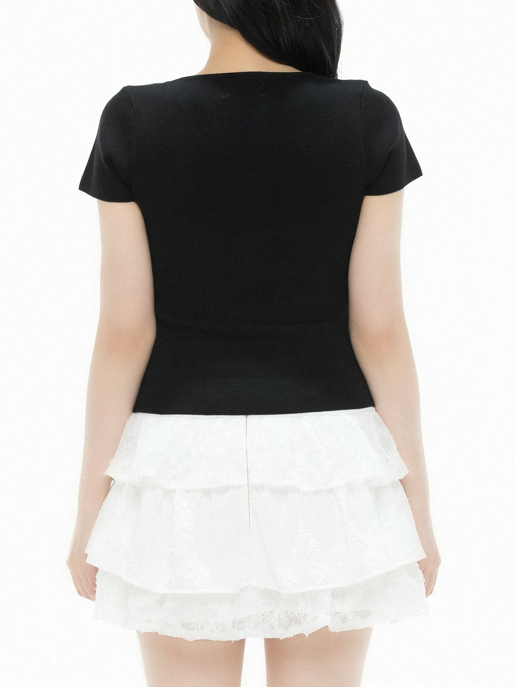 【BUBBLES】リボンニットトップス