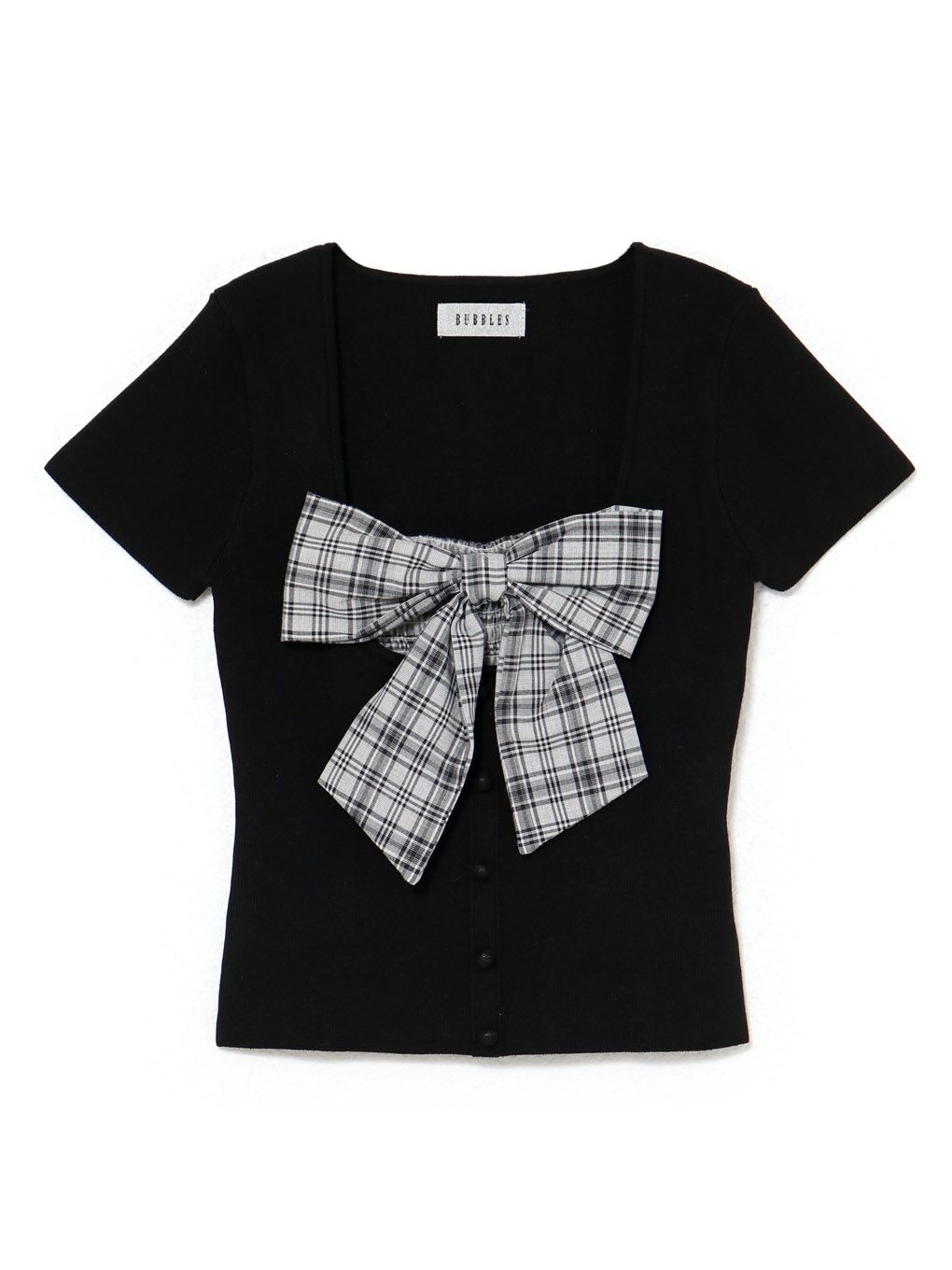 【BUBBLES】リボンニットトップス