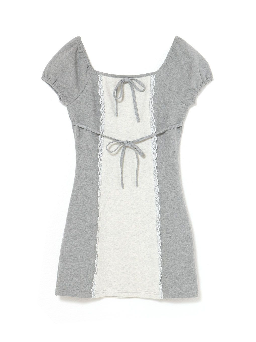 【BUBBLES】バイカラースウェットワンピース