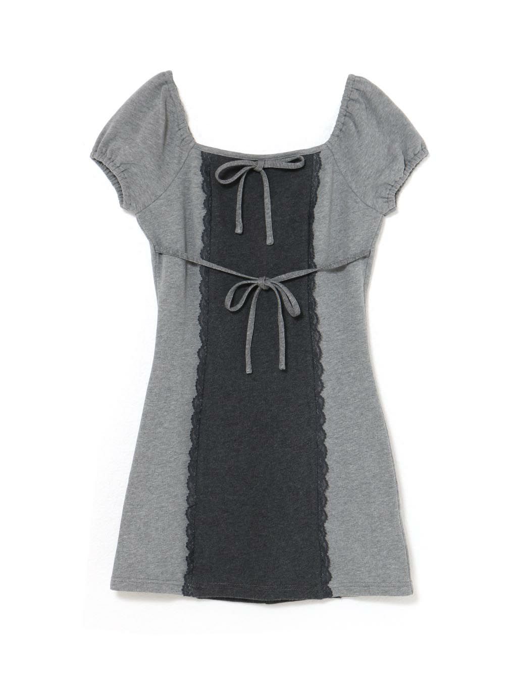 【BUBBLES】バイカラースウェットワンピース