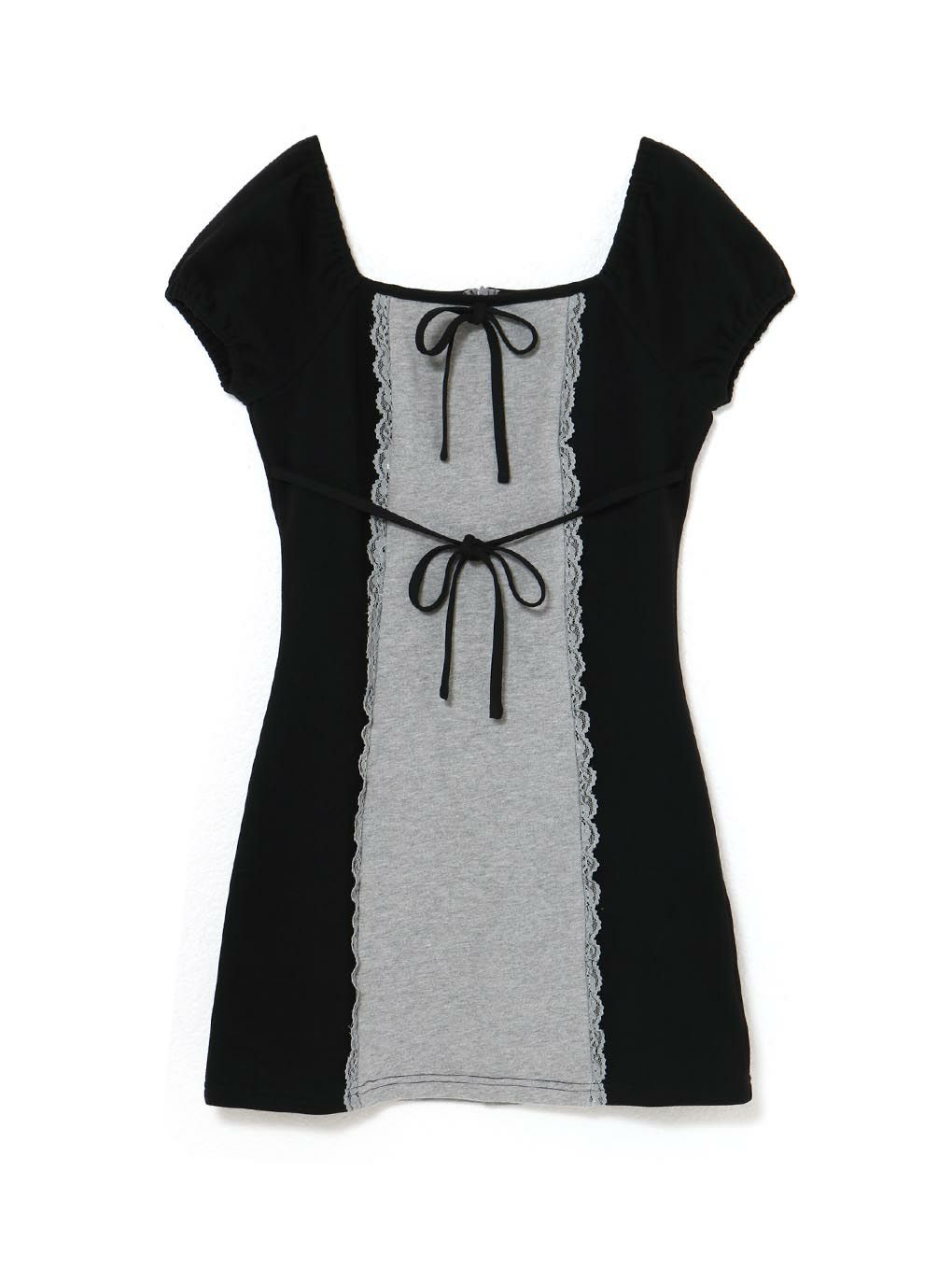 【BUBBLES】バイカラースウェットワンピース