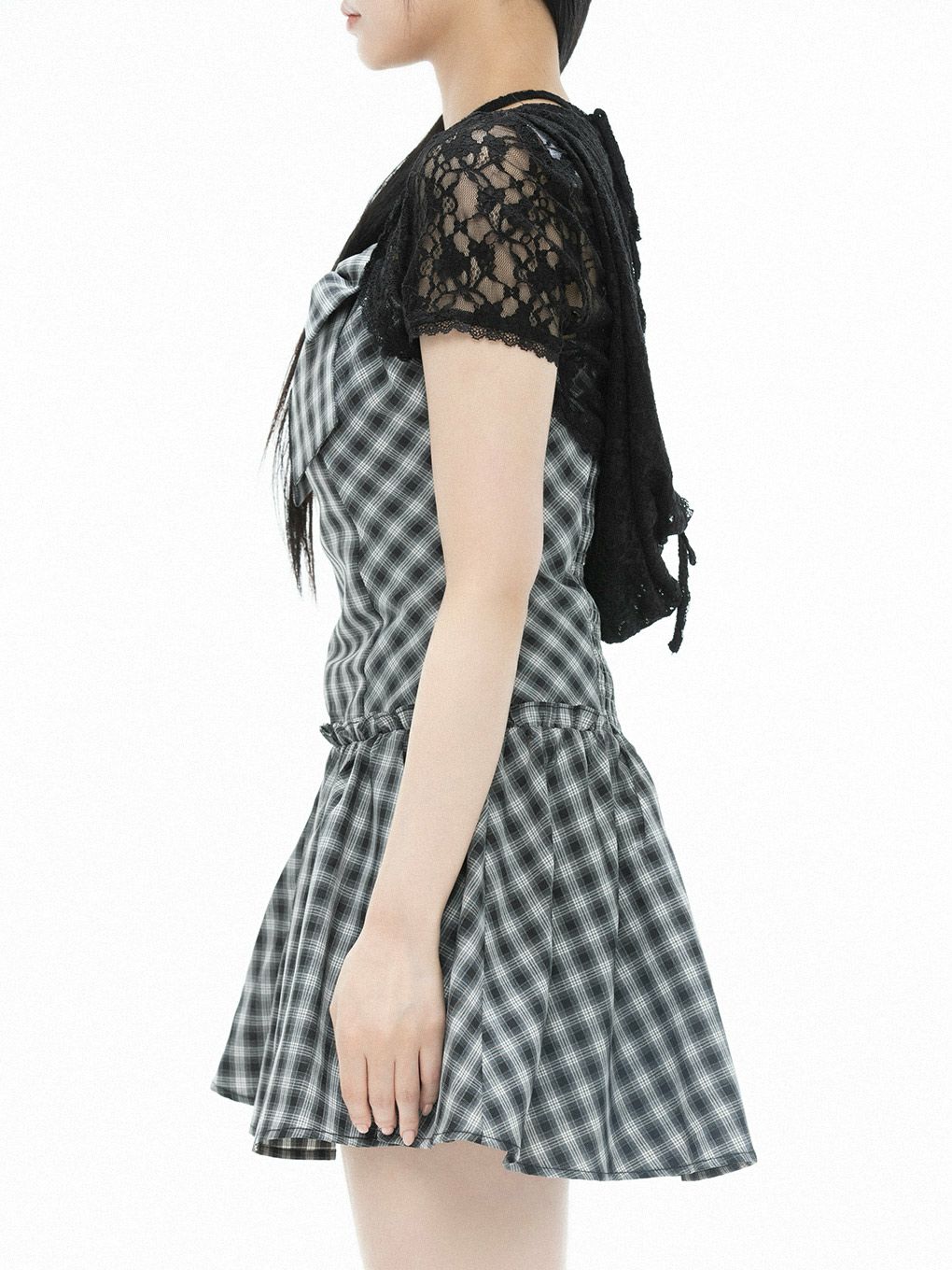 【BUBBLES】レースリボンワンピース