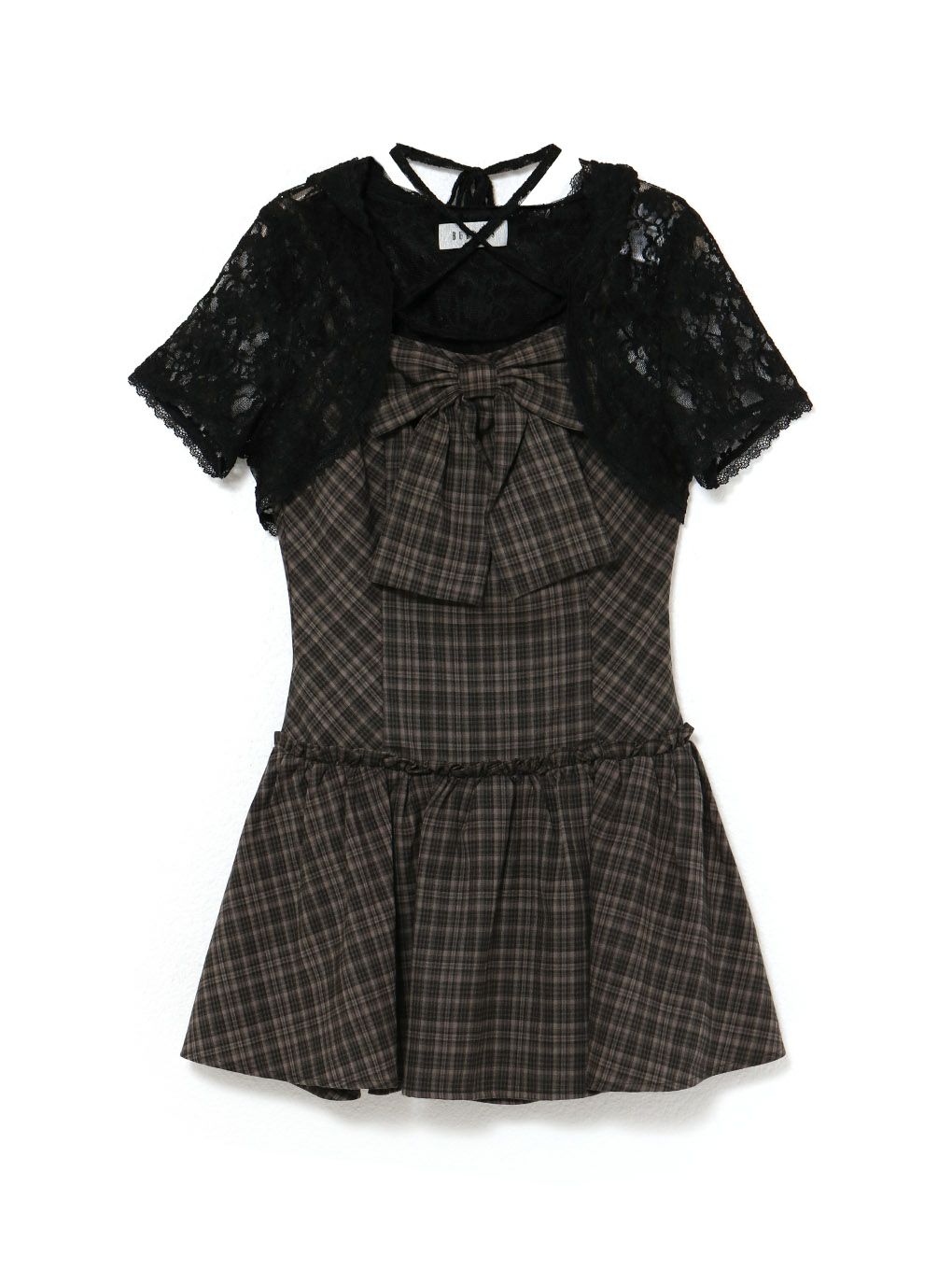 【BUBBLES】レースリボンワンピース