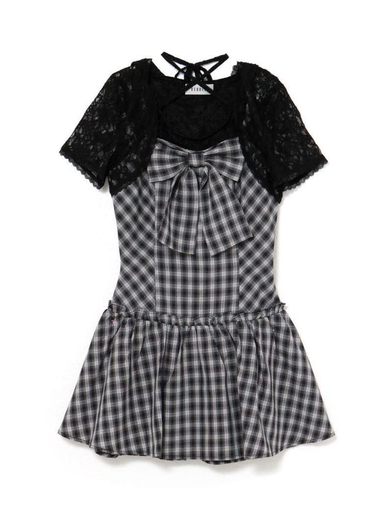 BUBBLES】レースリボンワンピース | sparkling mall online store