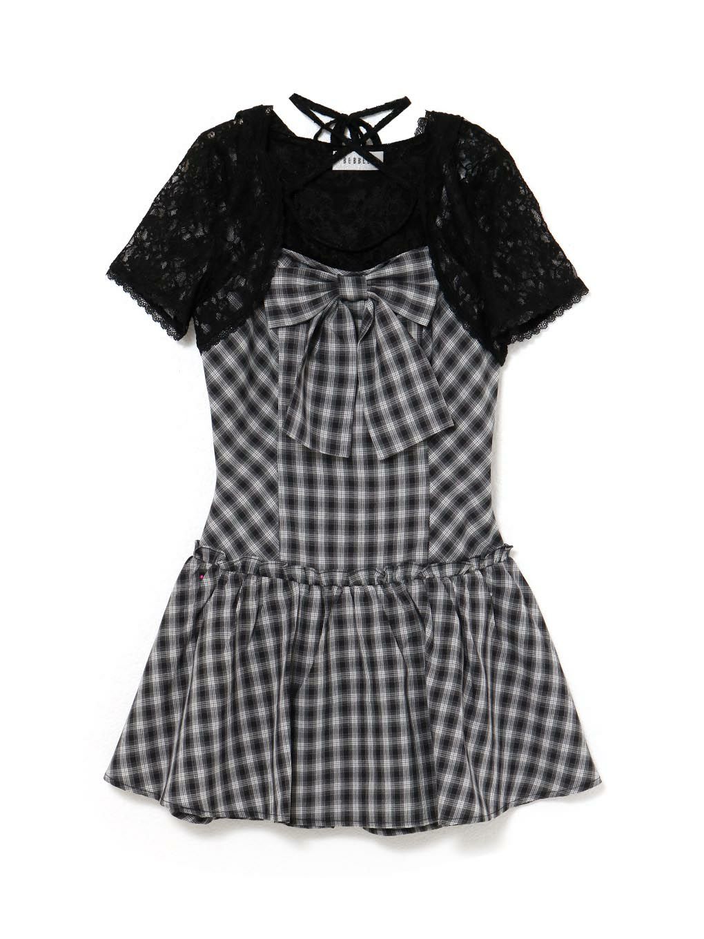 【BUBBLES】レースリボンワンピース