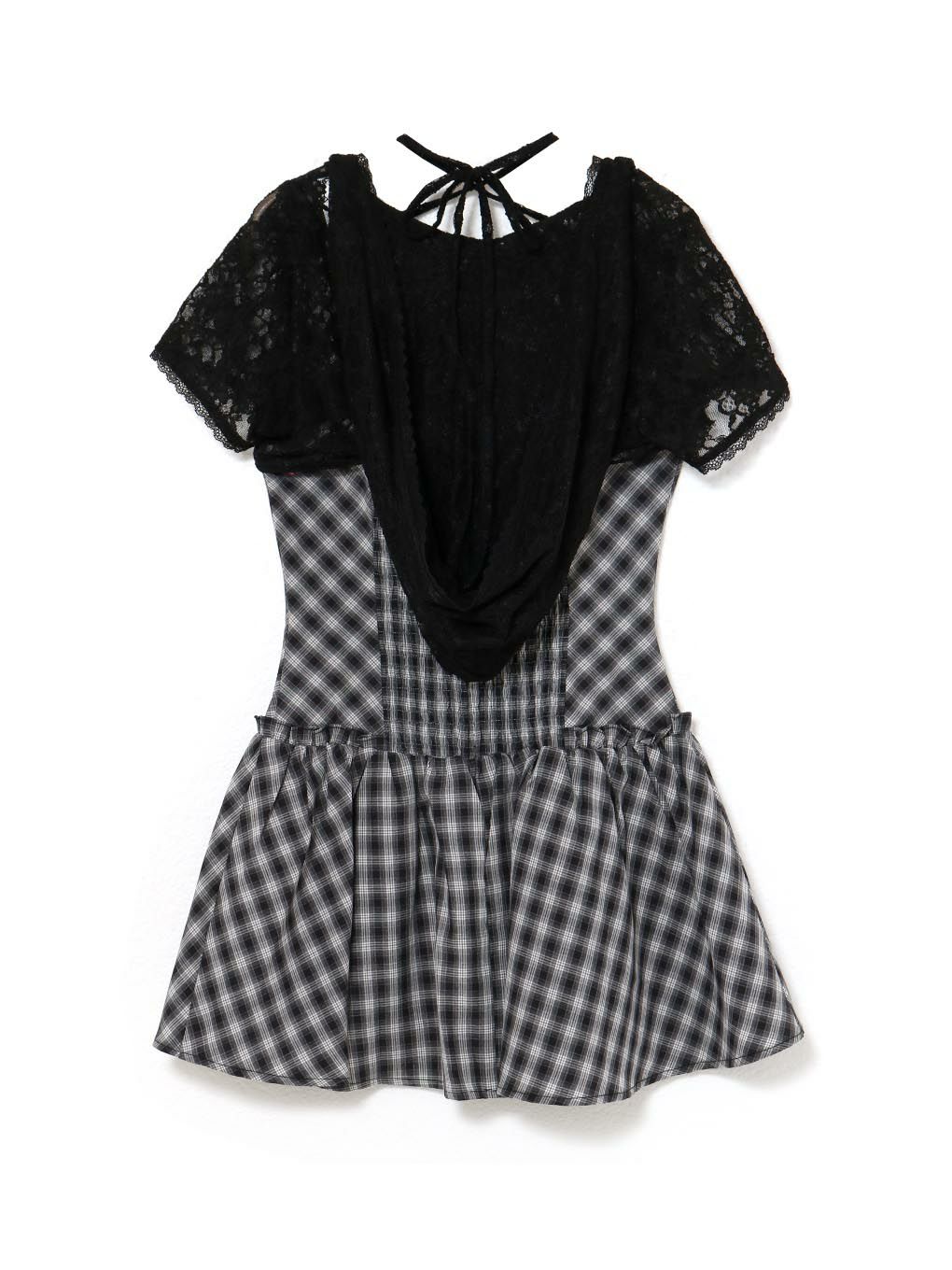 【BUBBLES】レースリボンワンピース