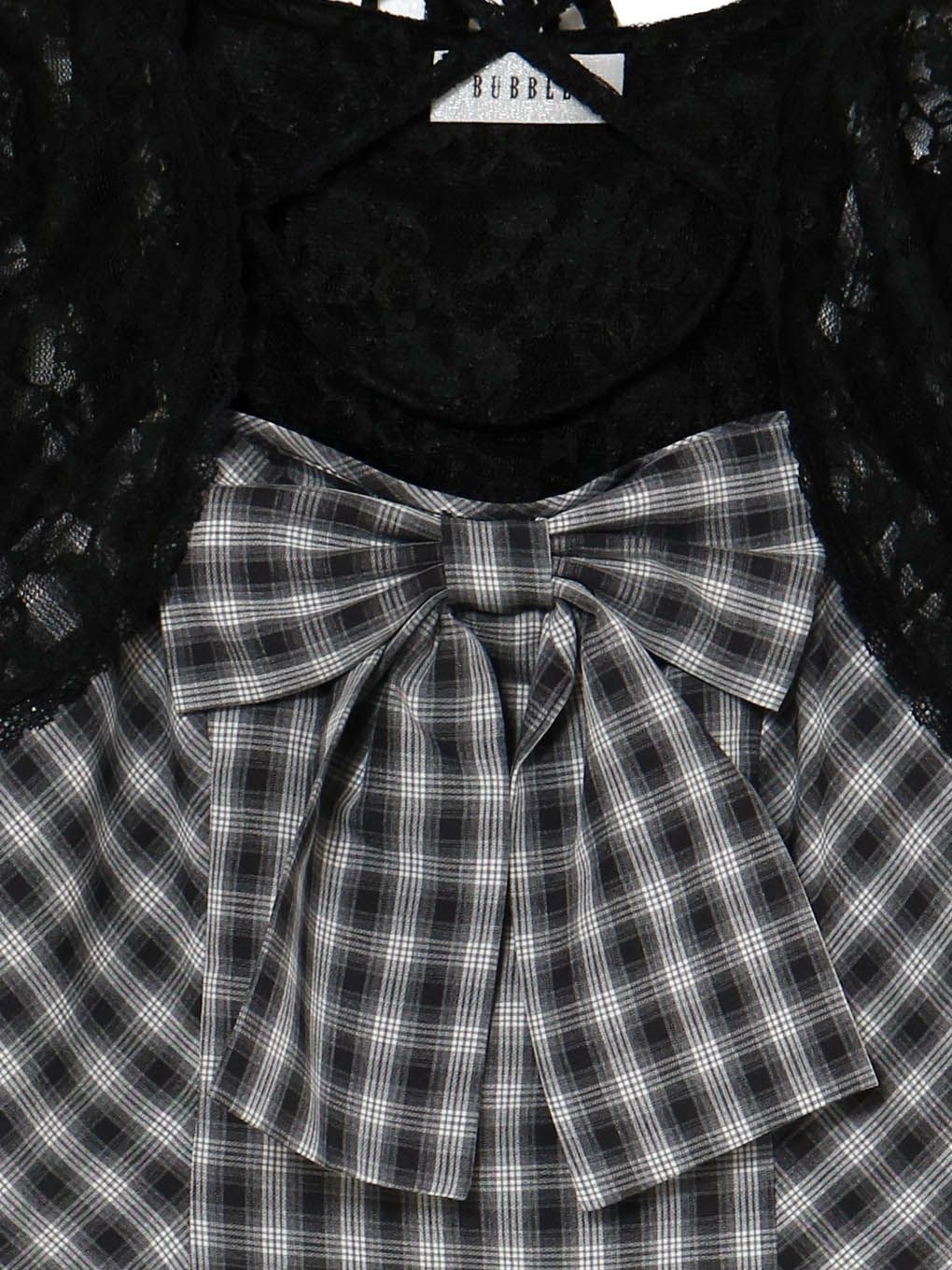 【BUBBLES】レースリボンワンピース