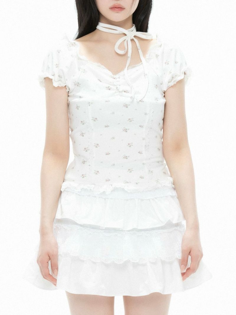 BUBBLES】スクエアレーストップス | sparkling mall online store