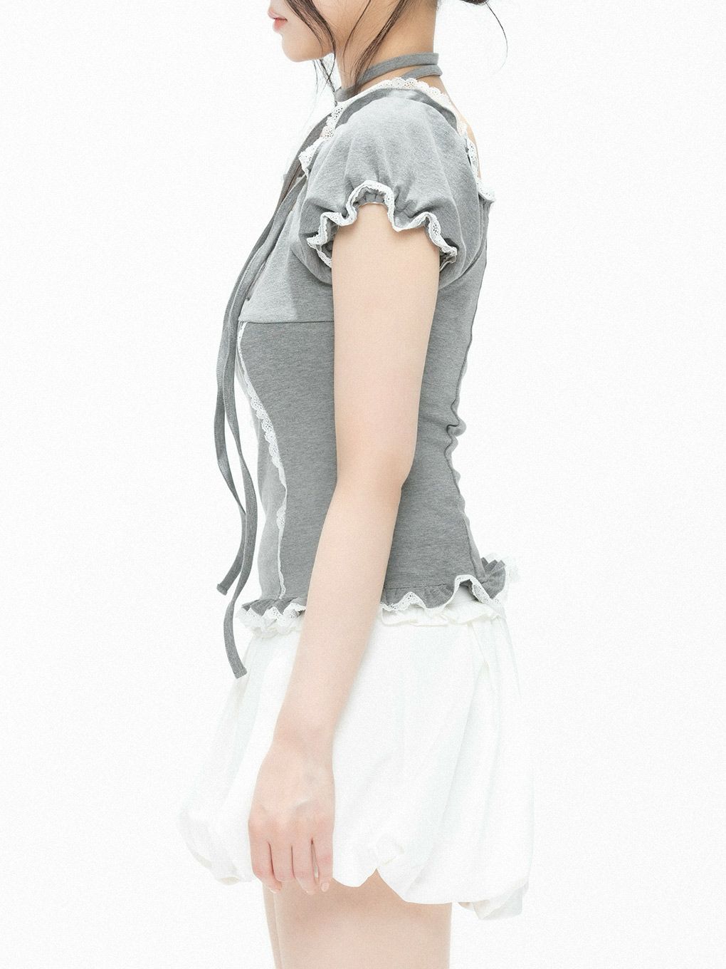 【BUBBLES】スクエアレーストップス