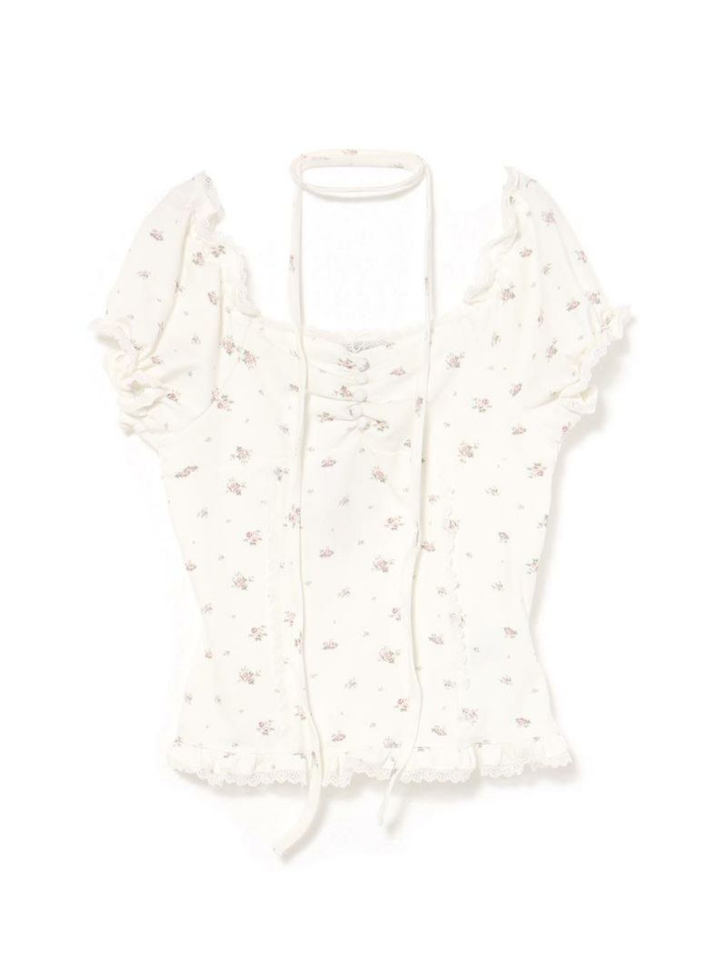 BUBBLES】スクエアレーストップス | sparkling mall online store
